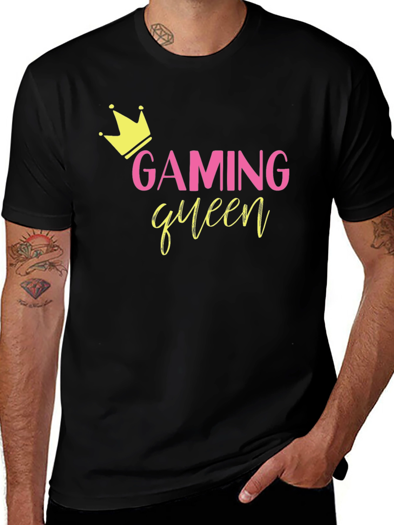 Gaming Queen Black T-Shirt