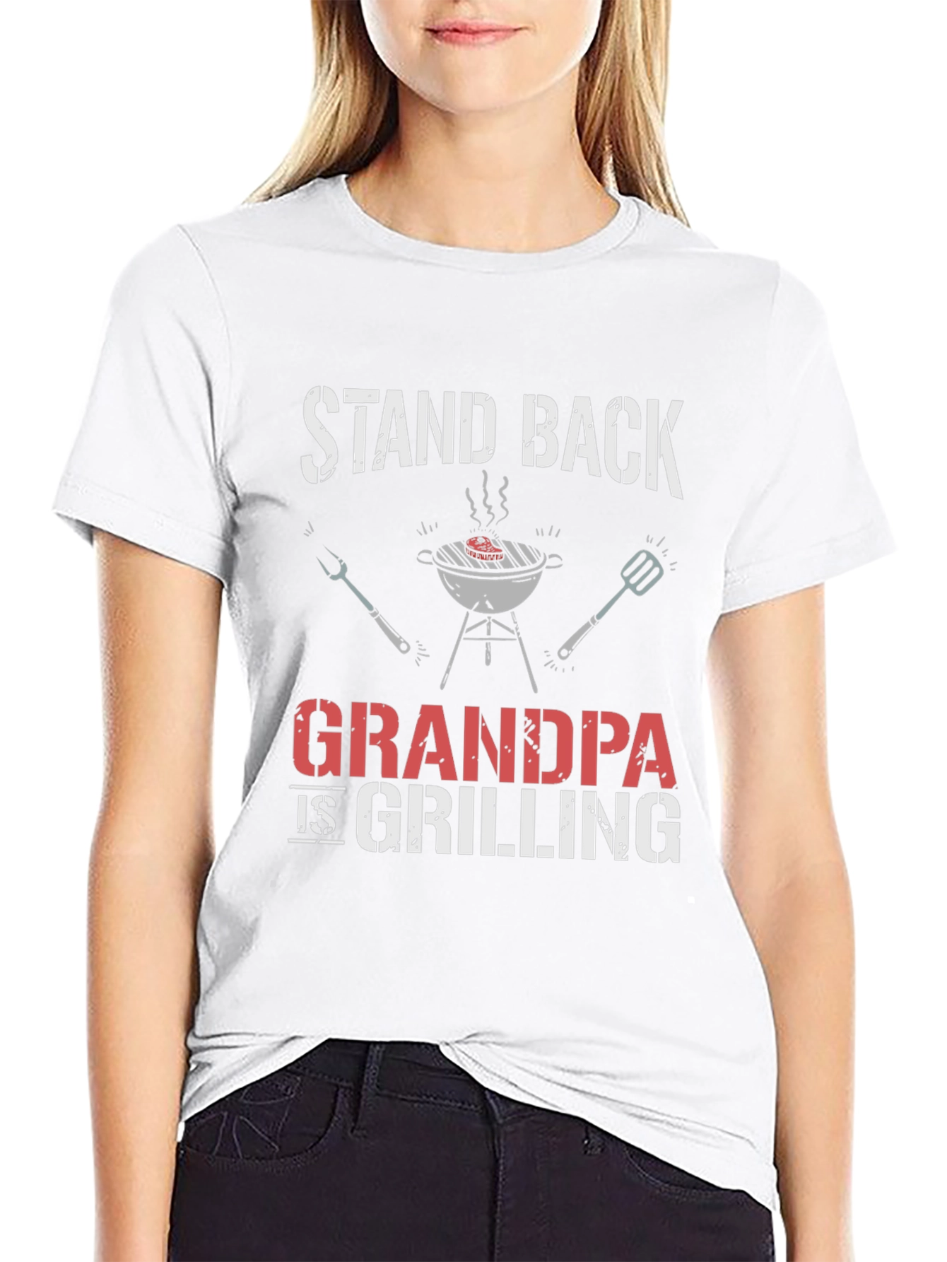 Stand Back Grandpa is Grilling T-Shirt