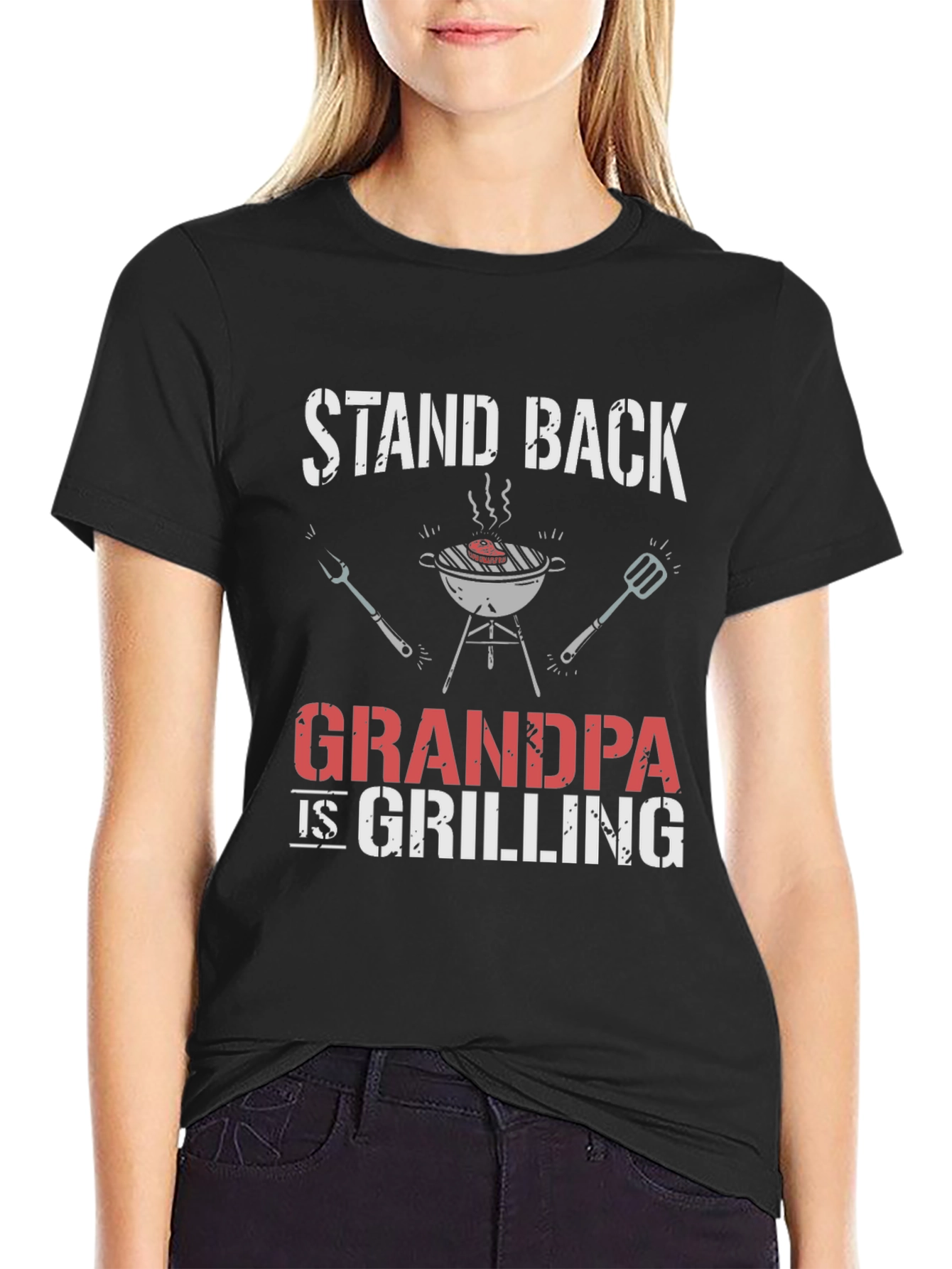 Stand Back Grandpa is Grilling T-Shirt