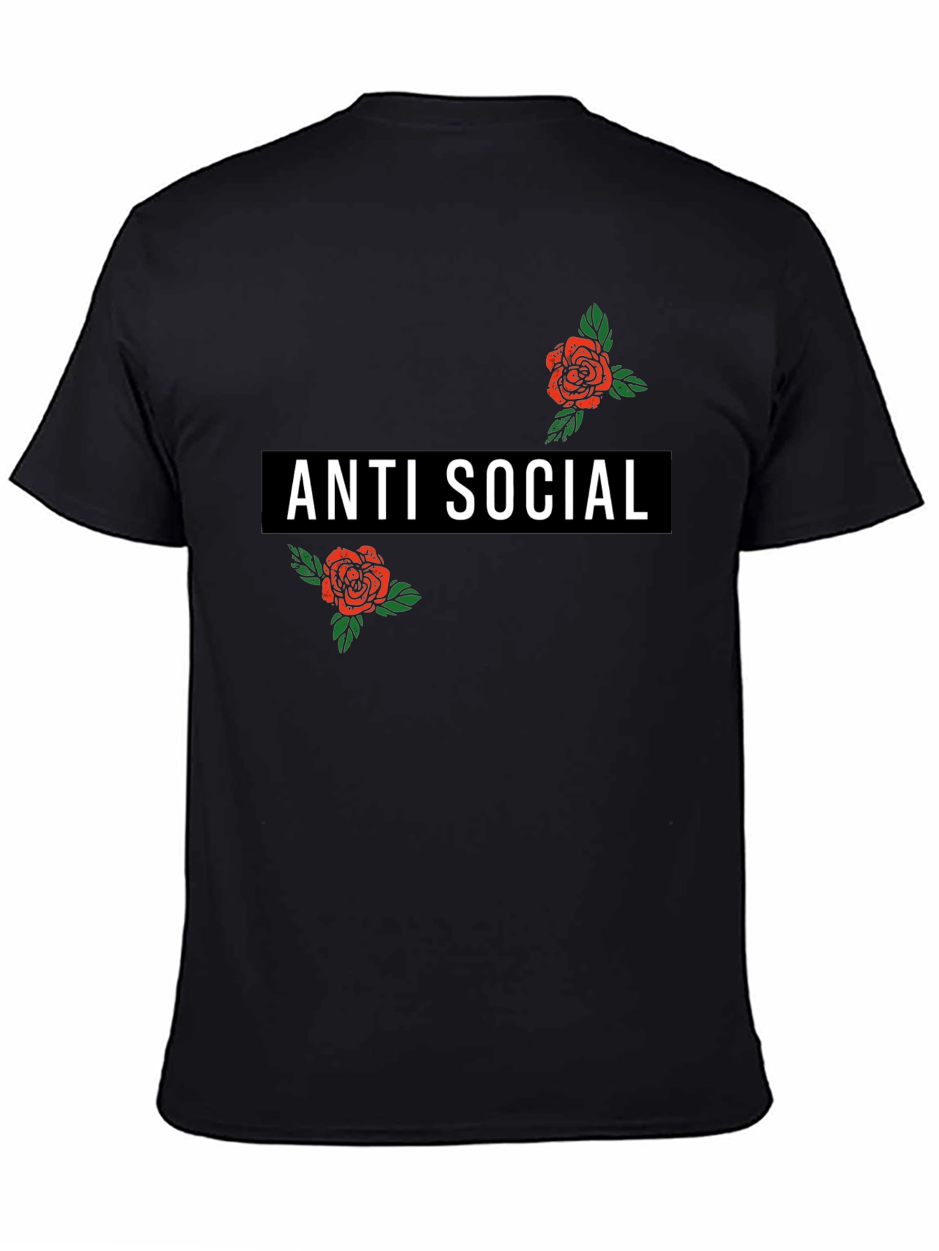 Anti Social Rose Graphic T-Shirt