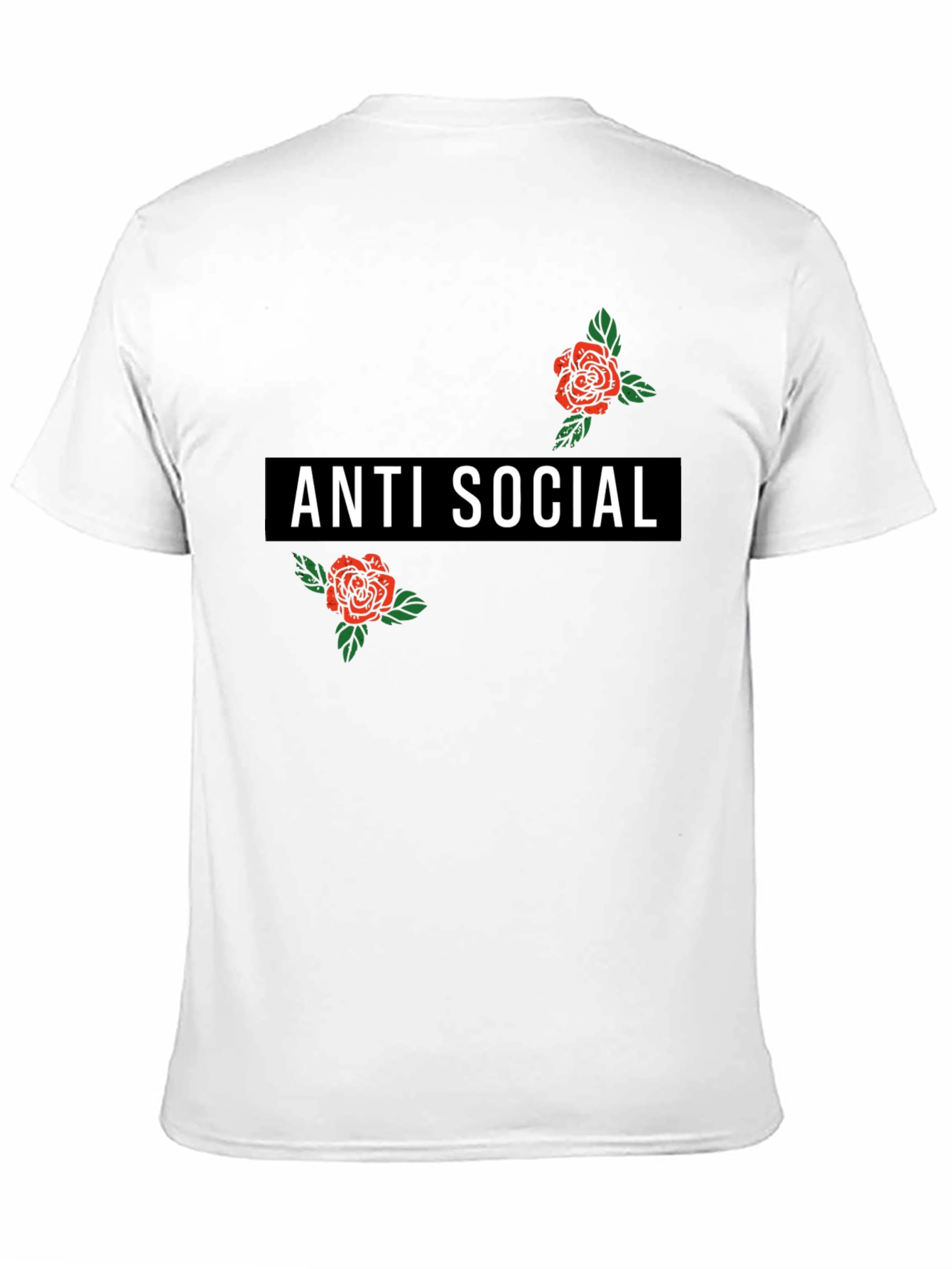 Anti Social Rose Graphic T-Shirt