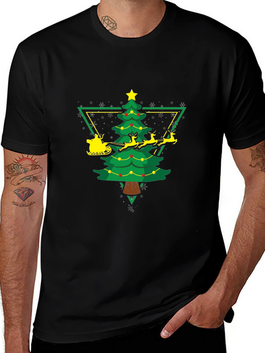 Christmas Tree Sleigh Ride T-Shirt