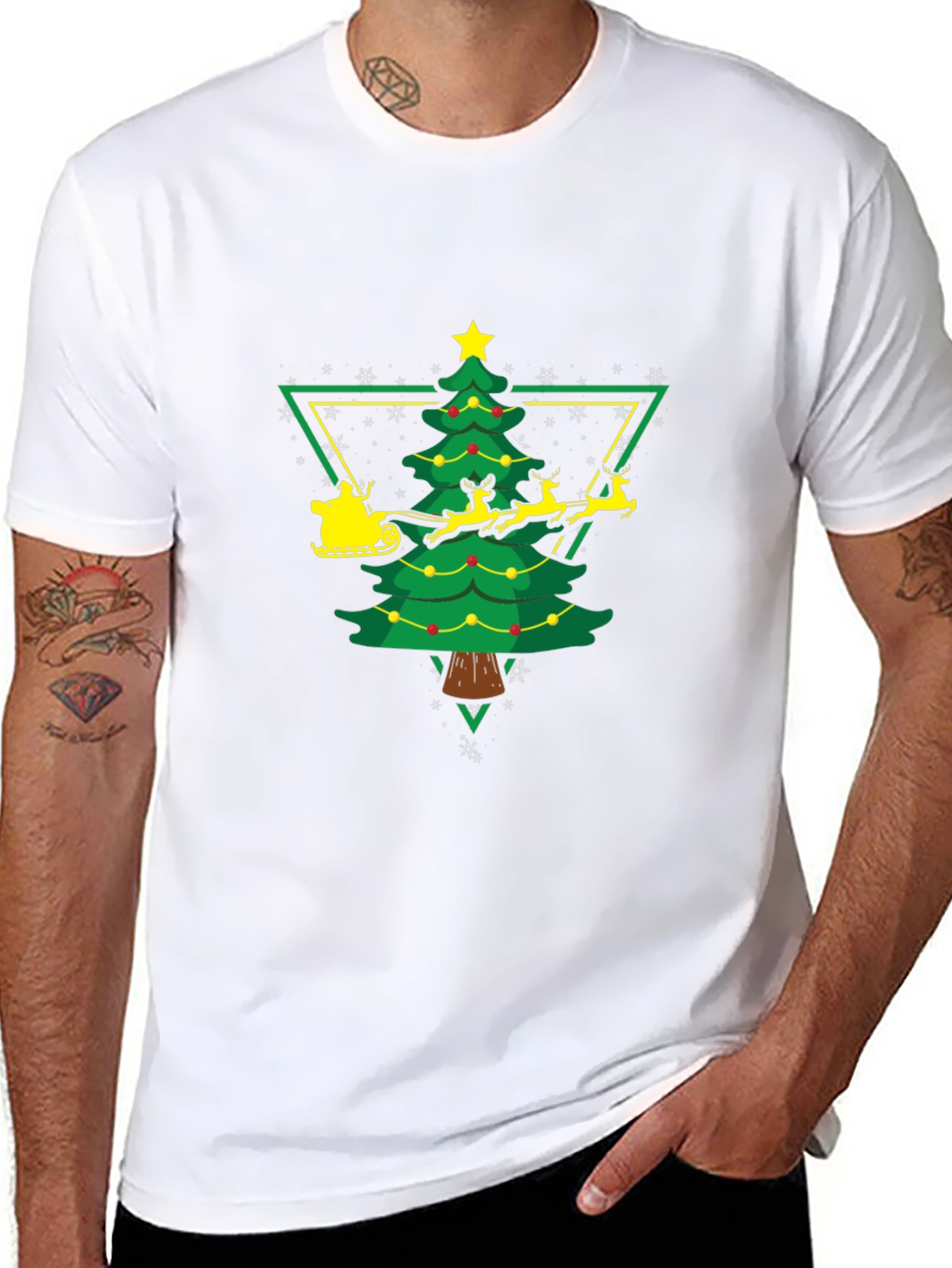 Christmas Tree Sleigh Ride T-Shirt