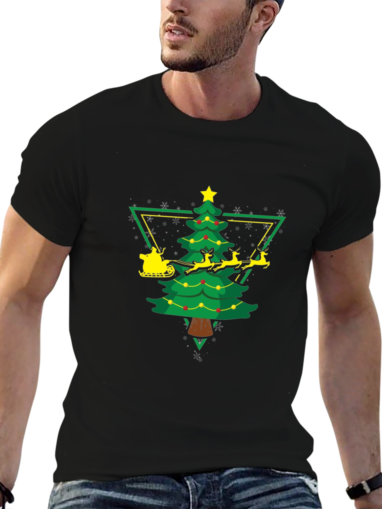 Christmas Tree Sleigh Ride T-Shirt