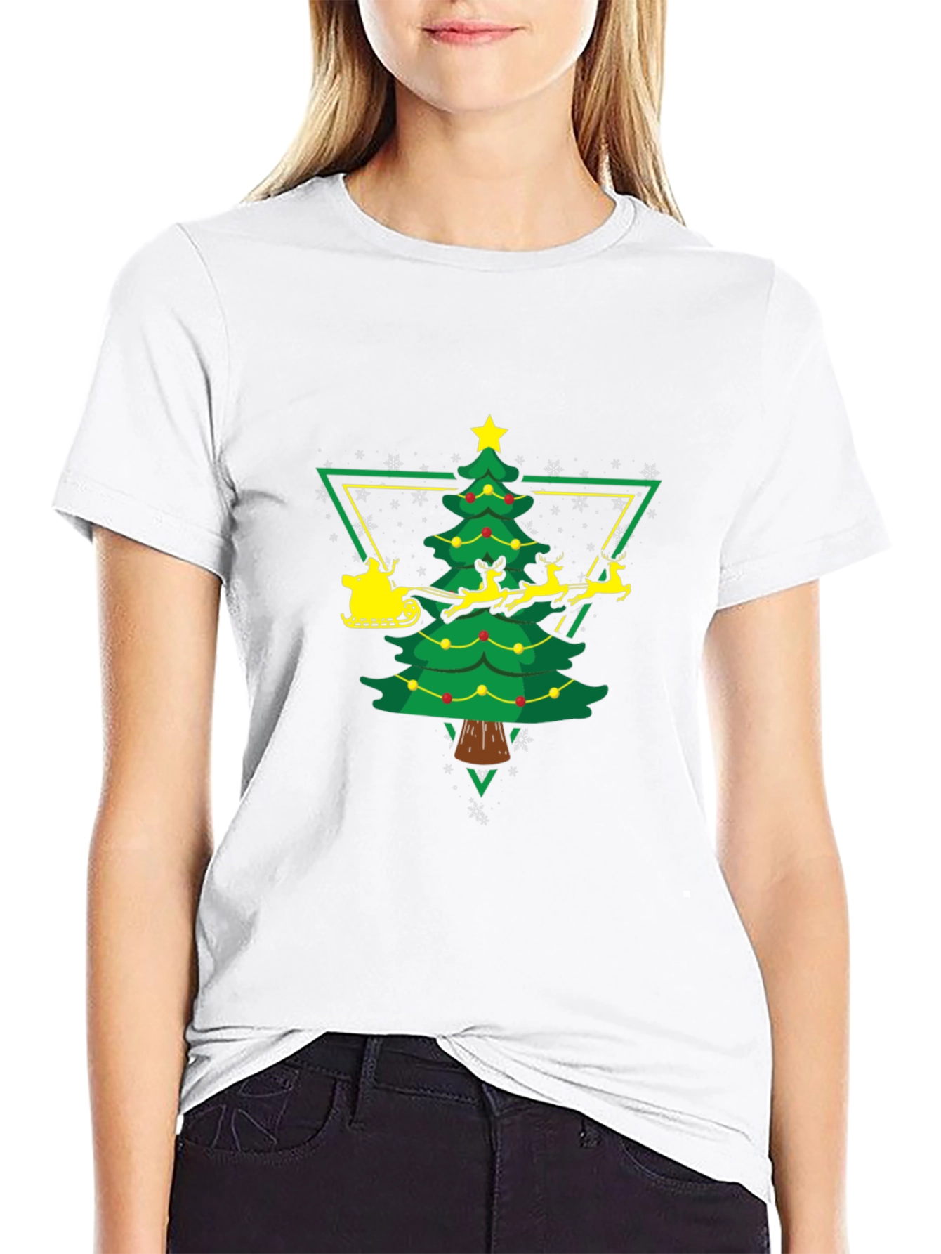 Christmas Tree Sleigh Ride T-Shirt