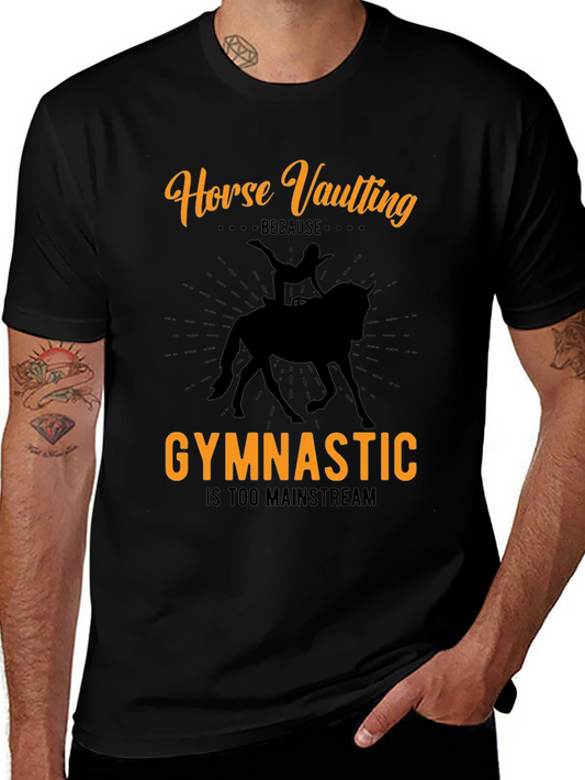 Horse Vaulting Graphic Tee