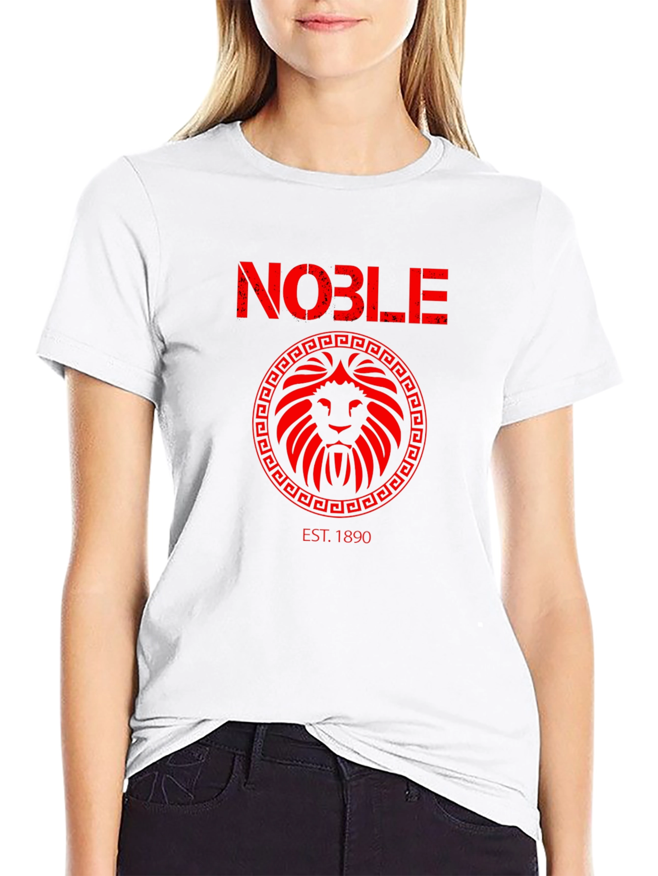 Noble Lion Crest Graphic T-Shirt