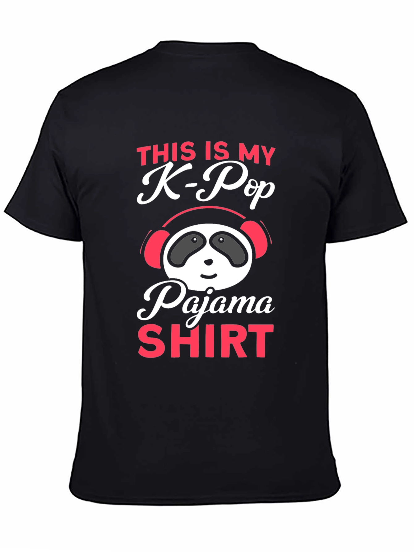 K-Pop Pajama Shirt - Panda Headphones