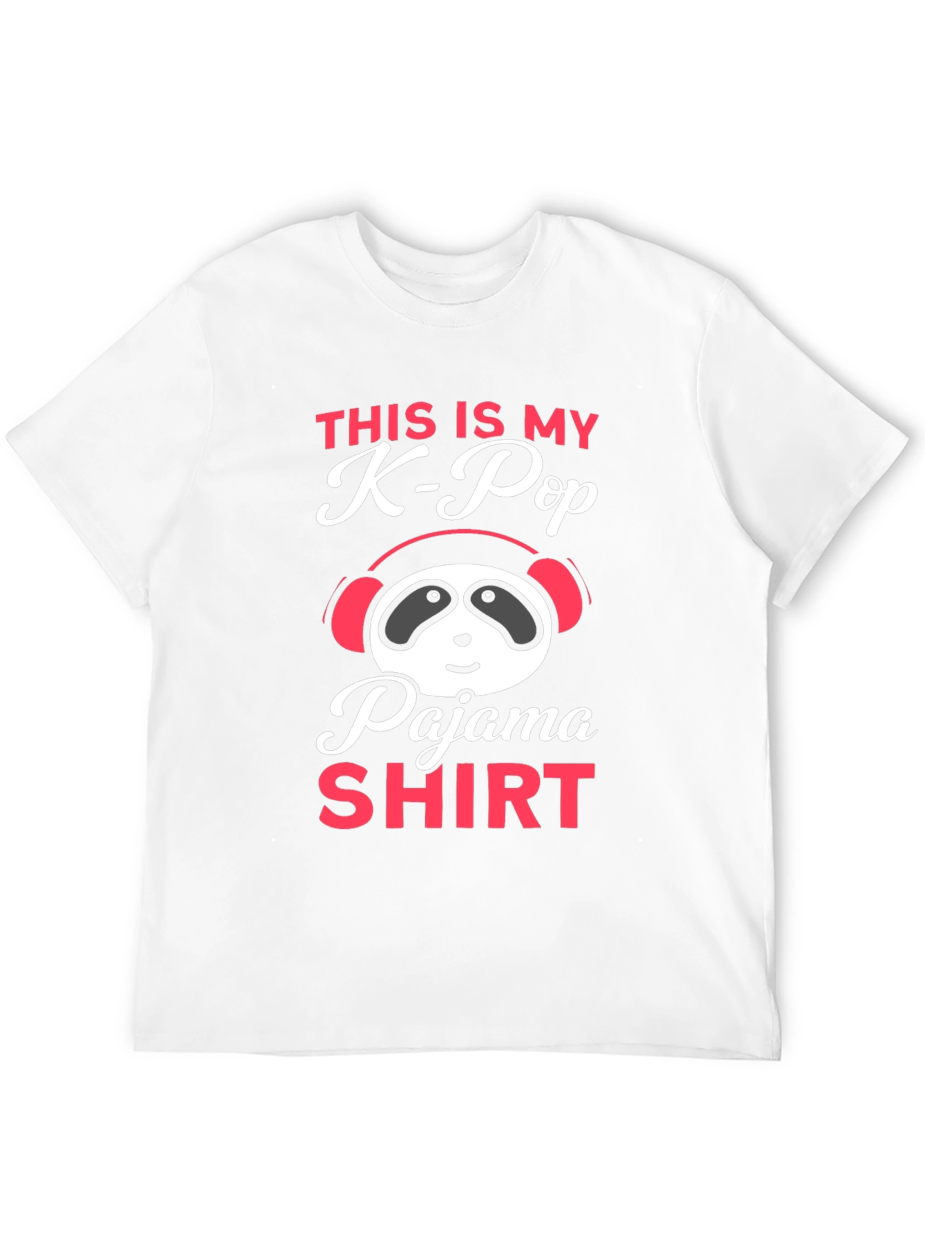 K-Pop Pajama Shirt - Panda Headphones