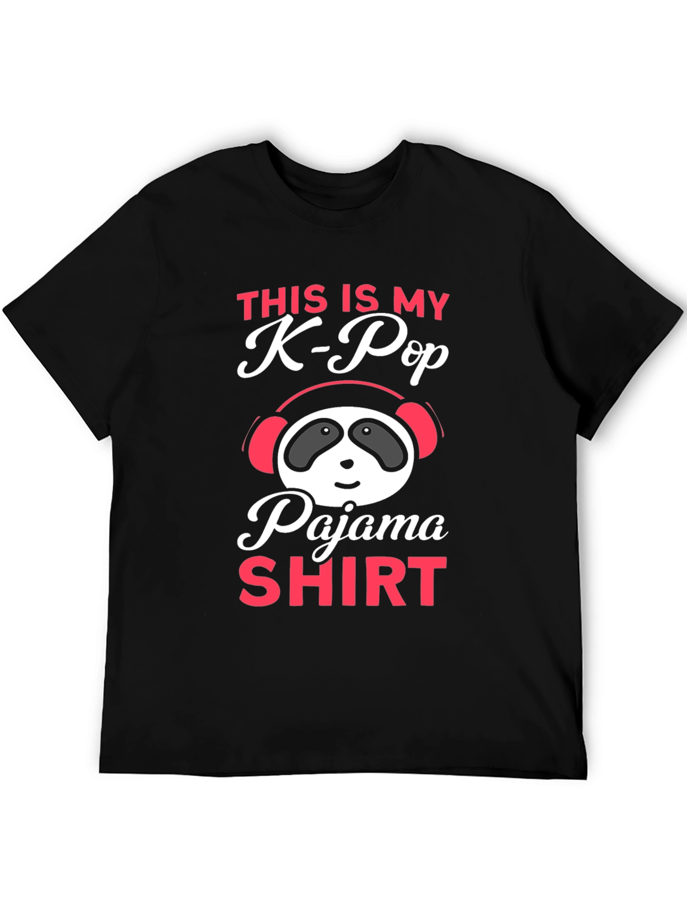 K-Pop Pajama Shirt - Panda Headphones
