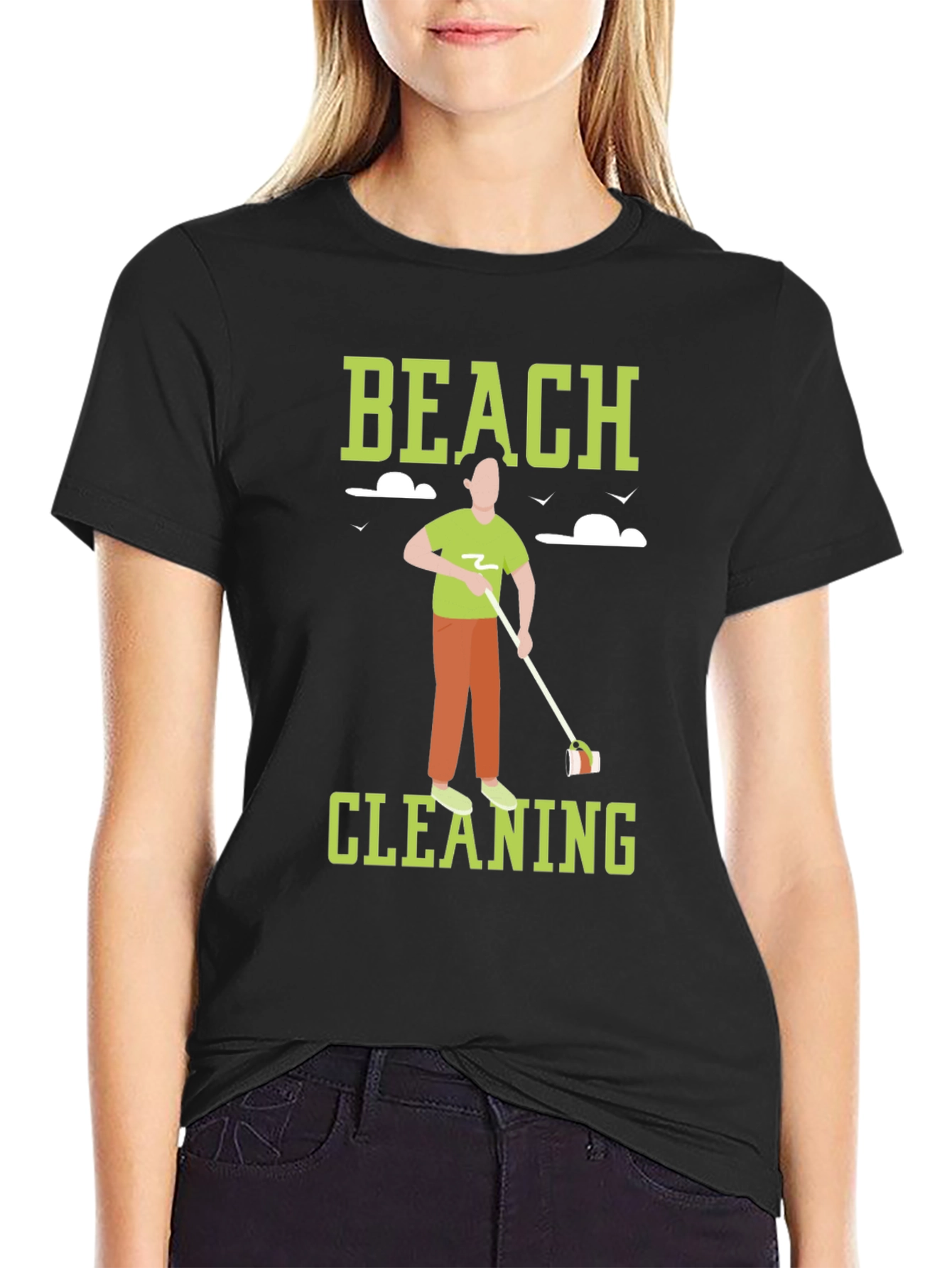 Beach Cleaning Graphic Tee