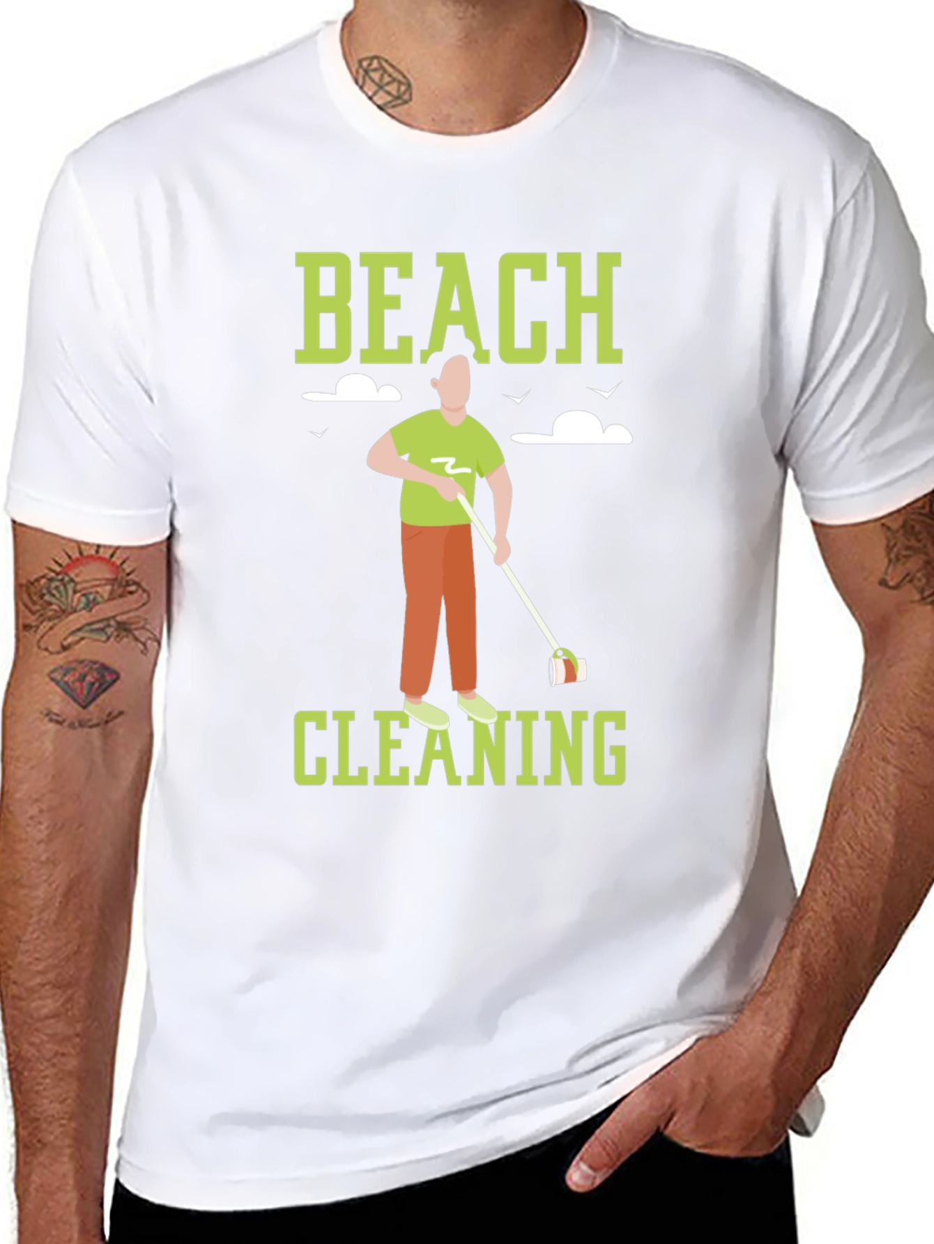 Beach Cleaning Graphic Tee