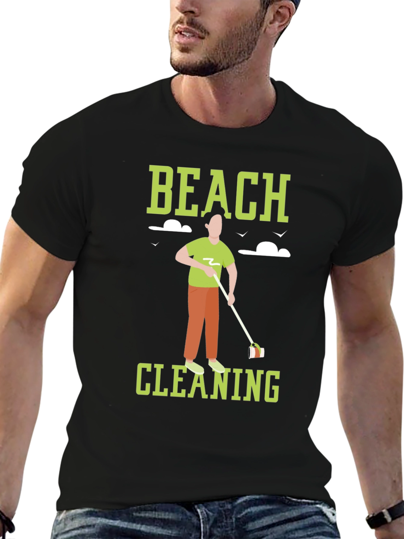 Beach Cleaning Graphic Tee