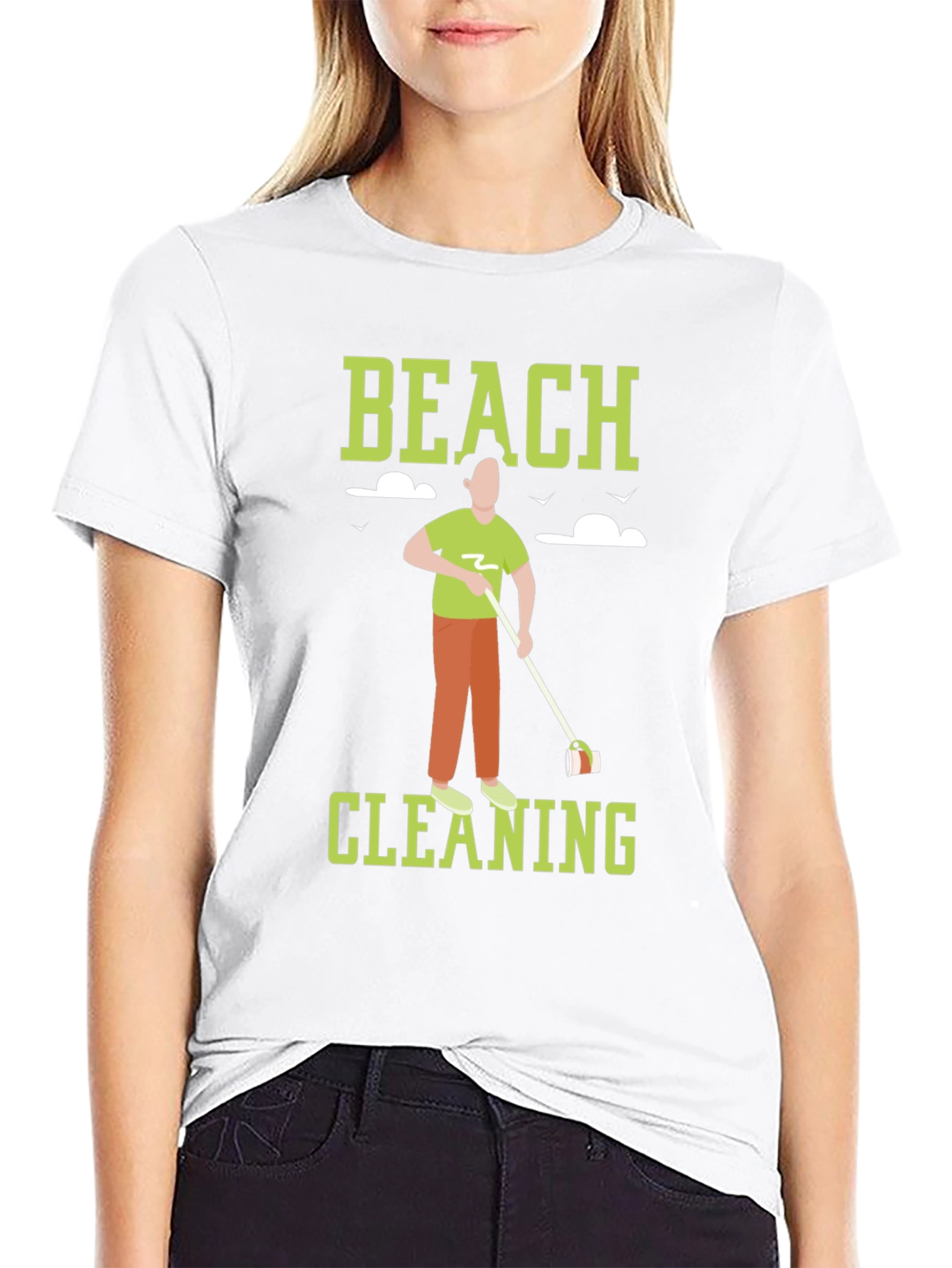 Beach Cleaning Graphic Tee