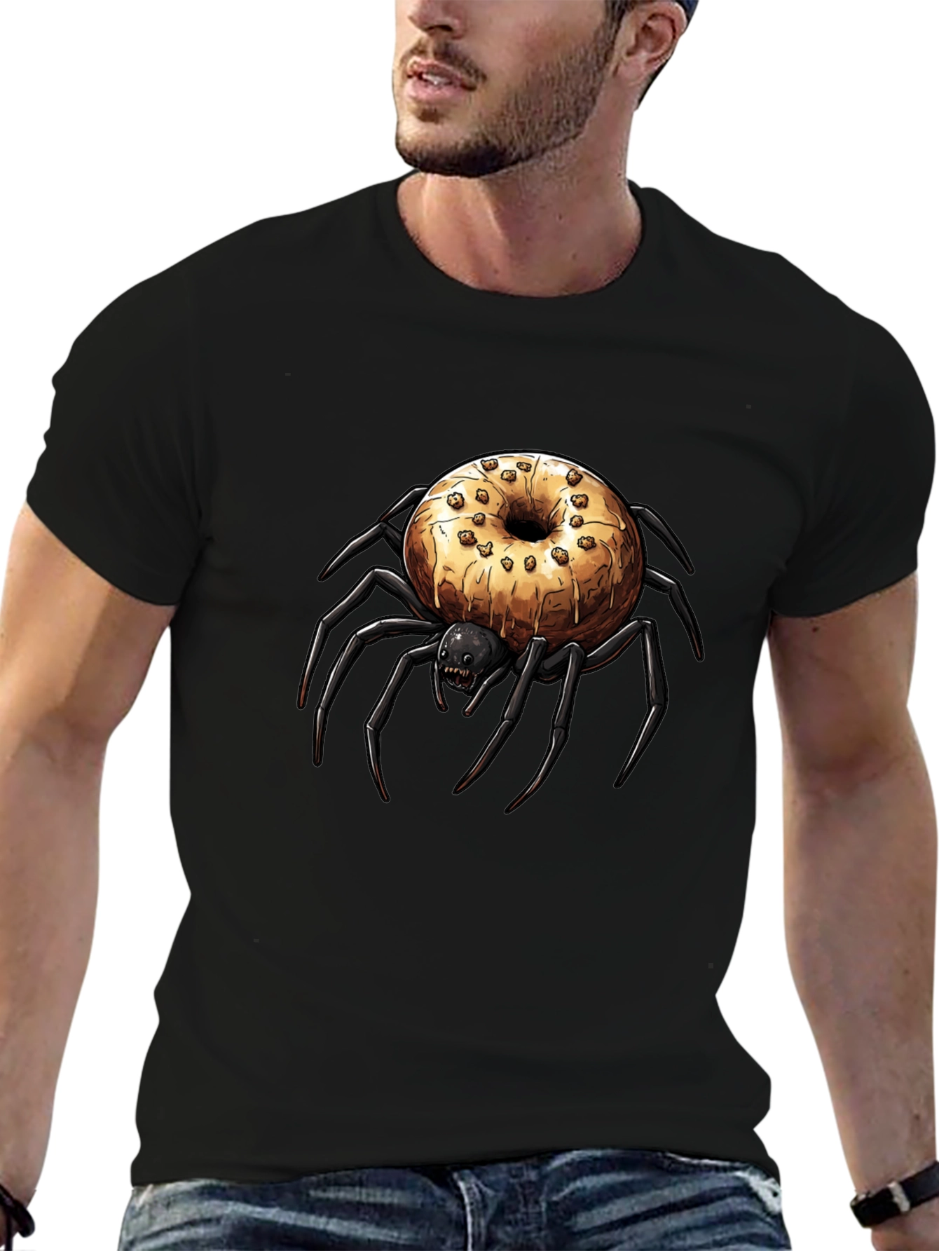 Donut Spider Graphic Tee - Unisex