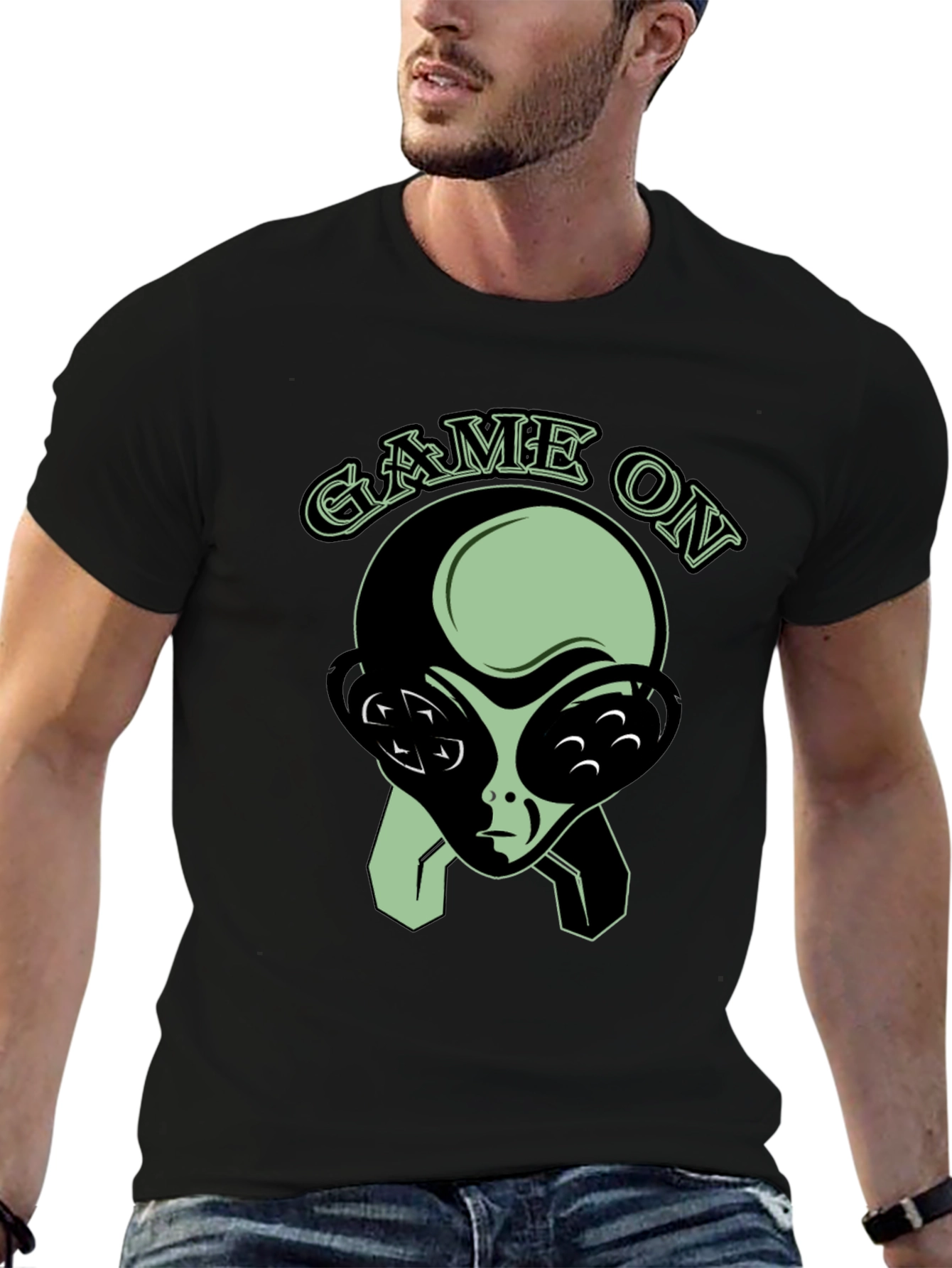 Game On Alien Headset T-Shirt