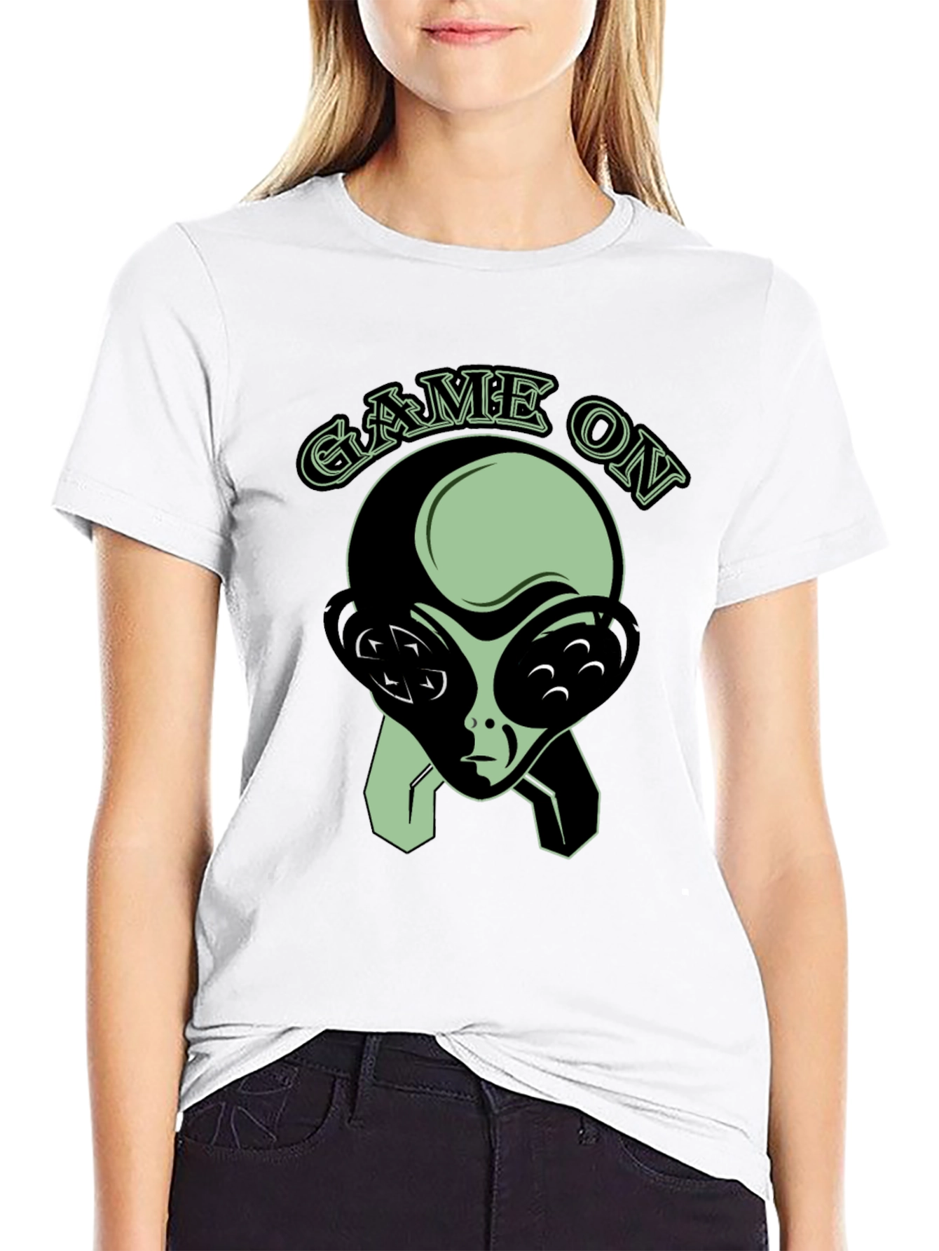 Game On Alien Headset T-Shirt