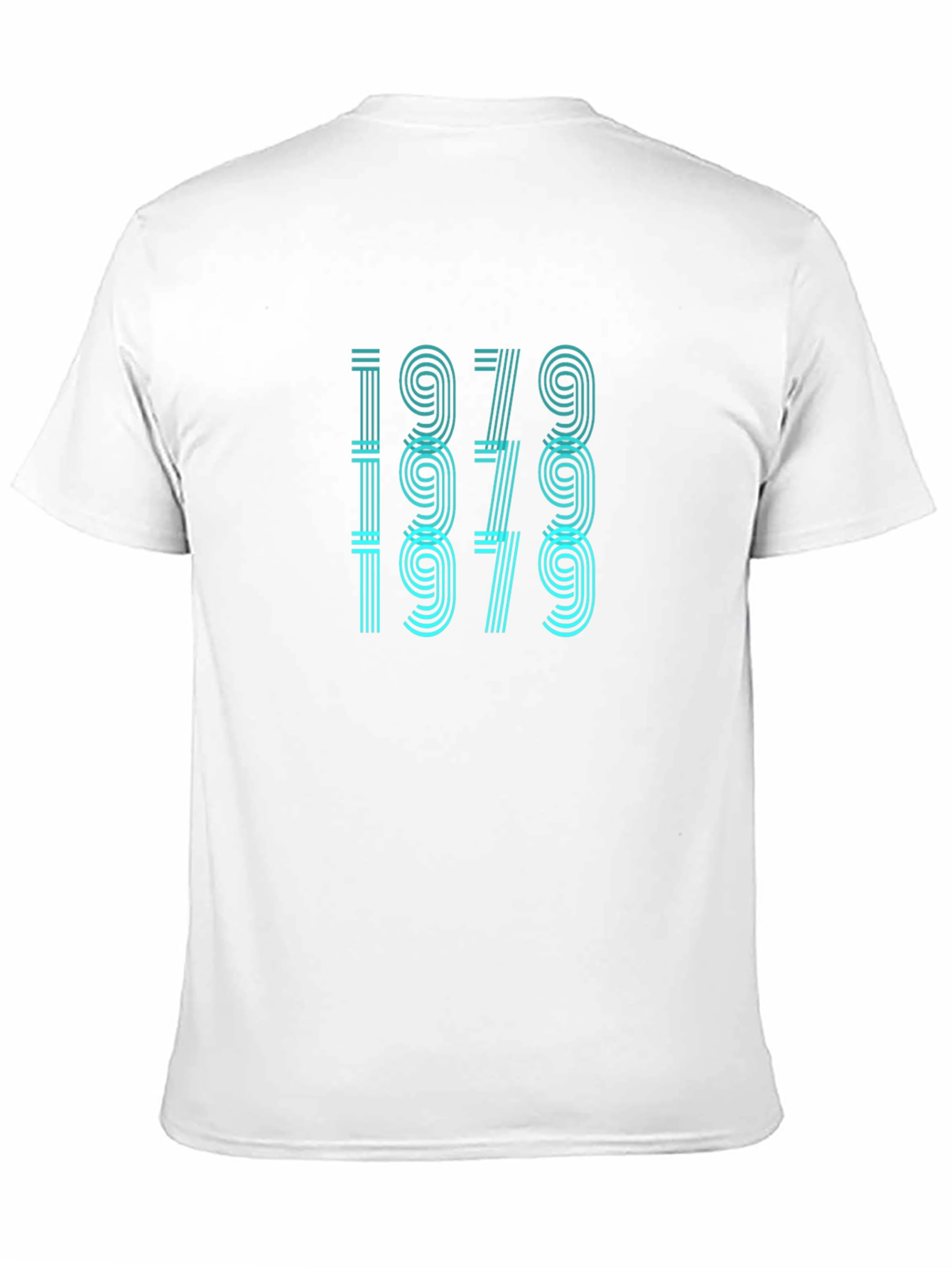 Retro 1979 Graphic Print Black T-Shirt