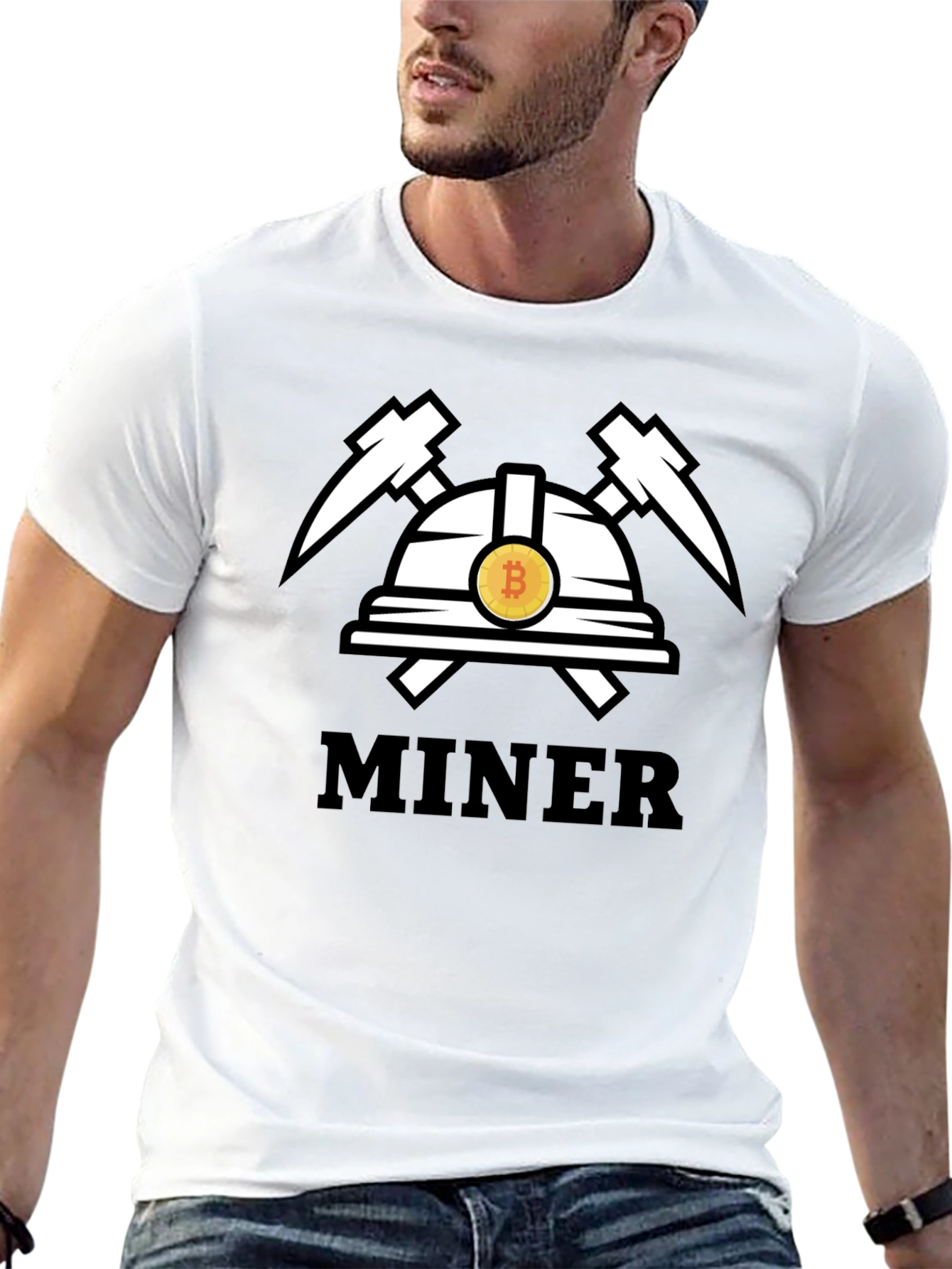 Bitcoin Miner T-Shirt - Crypto Mining Graphic Tee