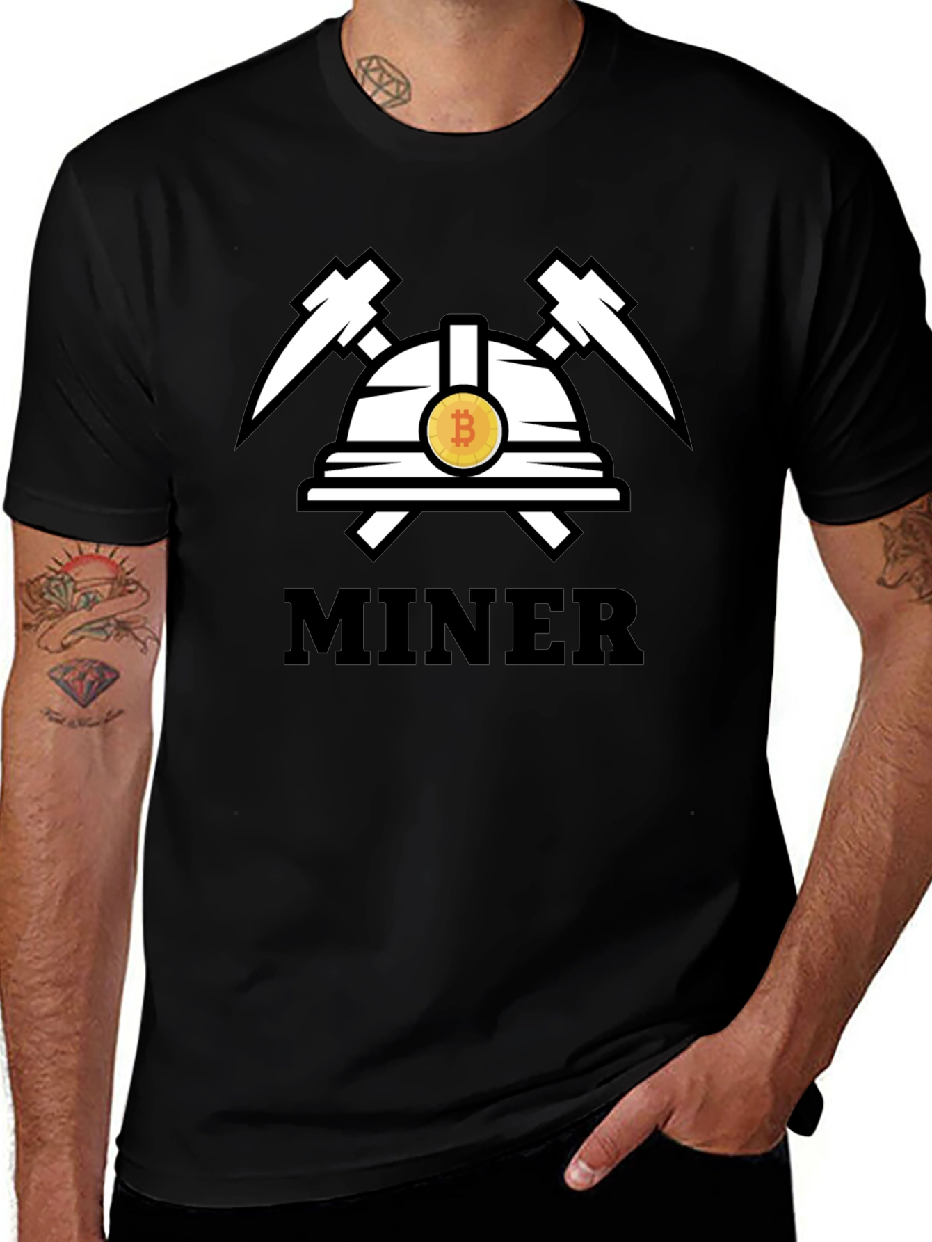 Bitcoin Miner T-Shirt - Crypto Mining Graphic Tee