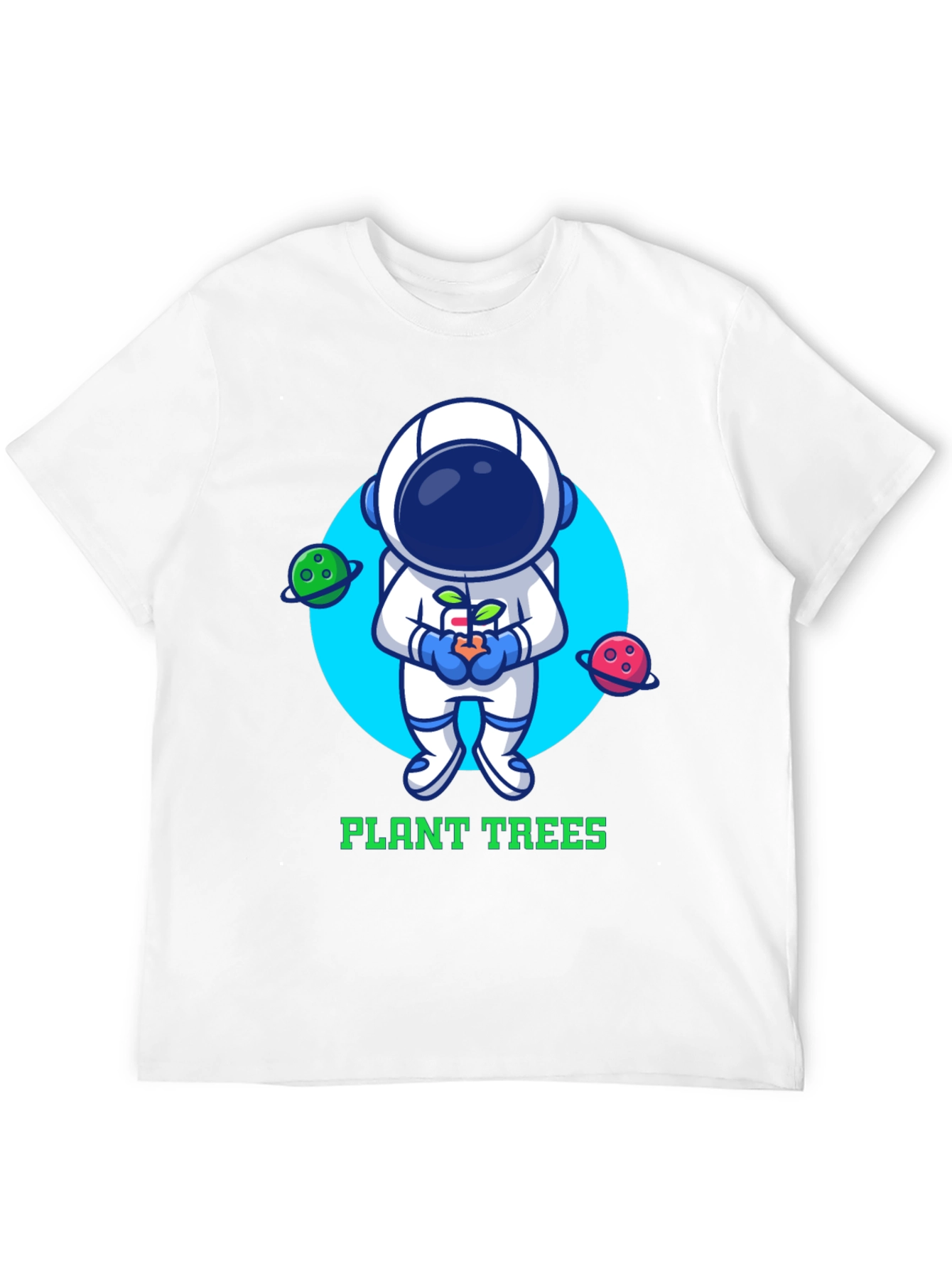 Plant Trees Astronaut Graphic Tee