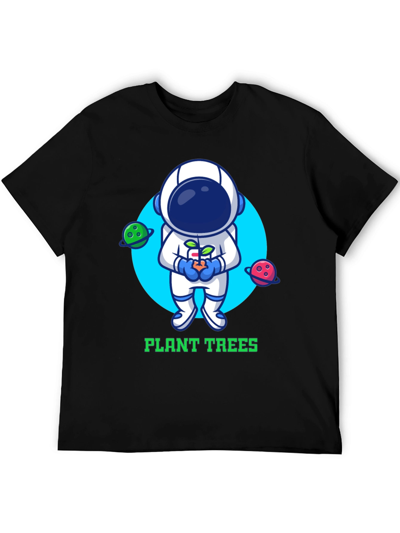 Plant Trees Astronaut Graphic Tee