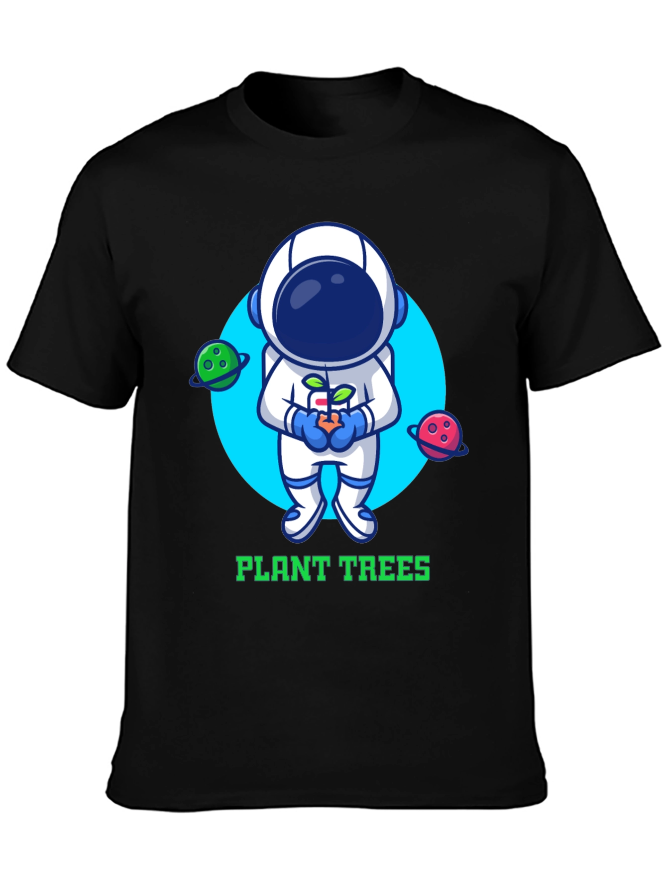 Plant Trees Astronaut Graphic Tee