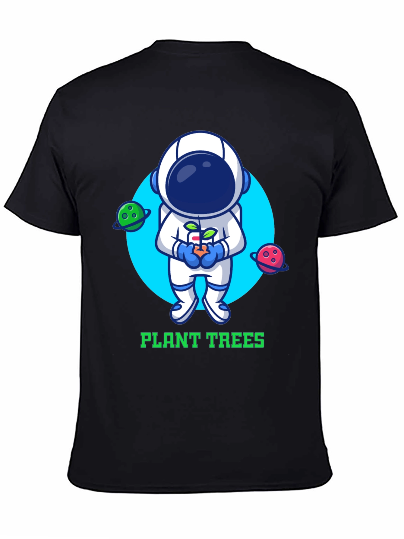 Plant Trees Astronaut Graphic Tee