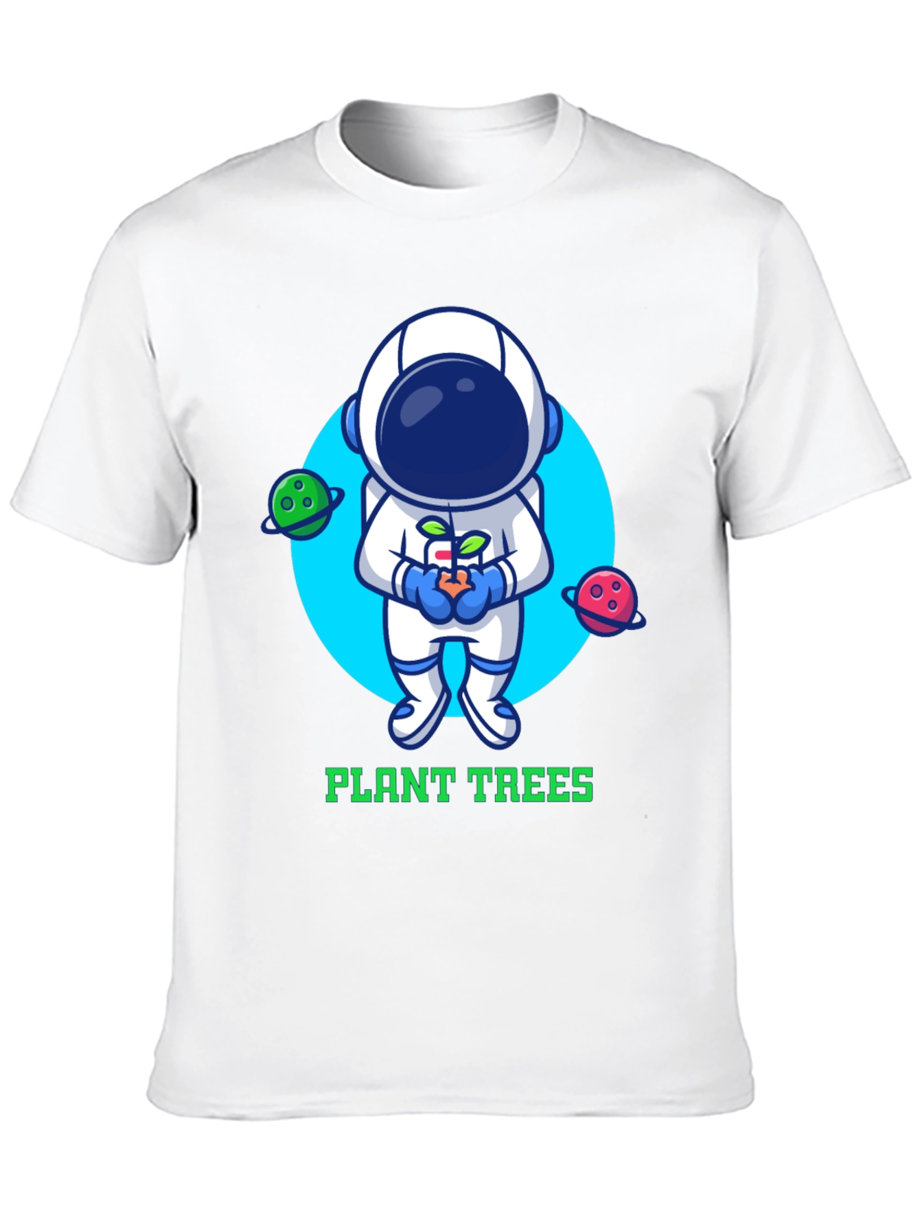 Plant Trees Astronaut Graphic Tee