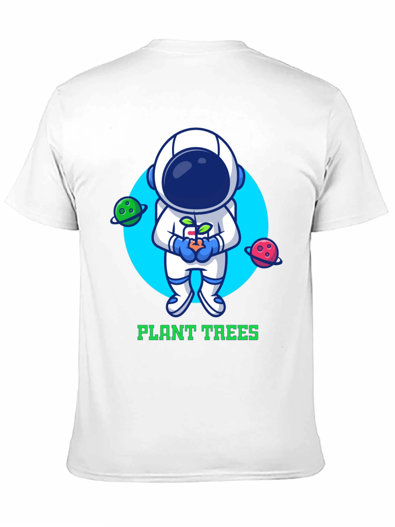 Plant Trees Astronaut Graphic Tee