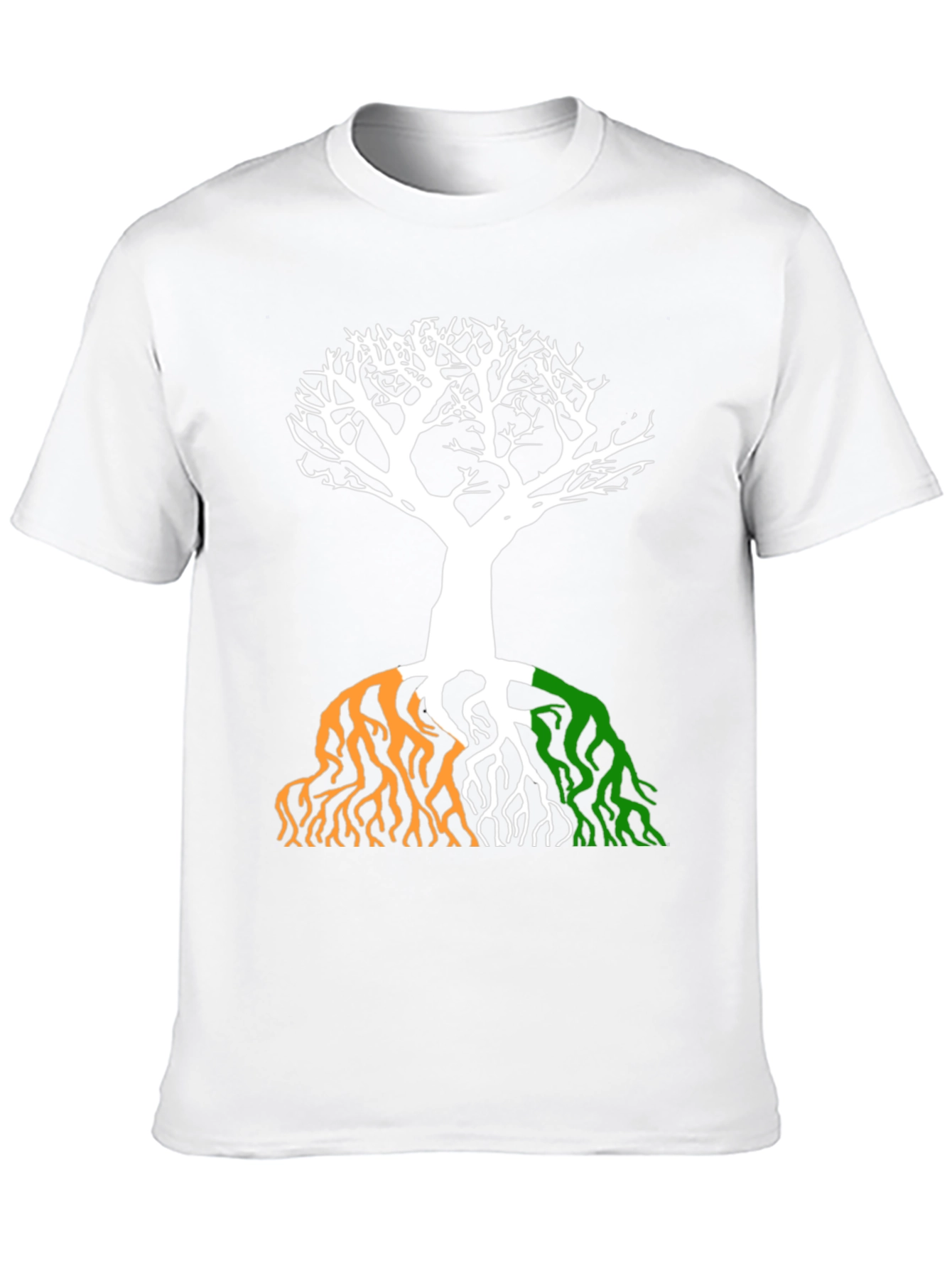 Irish Flag Tree Graphic Tee - Black