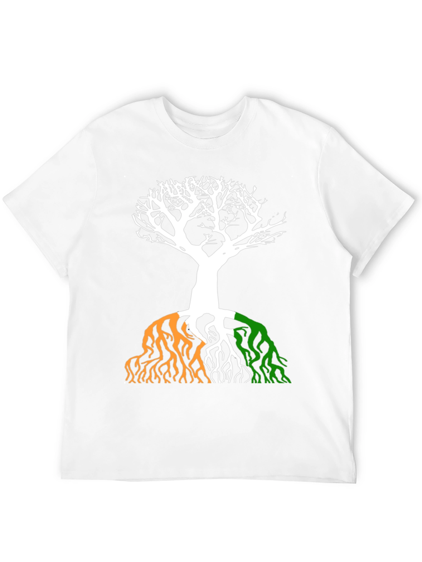 Irish Flag Tree Graphic Tee - Black