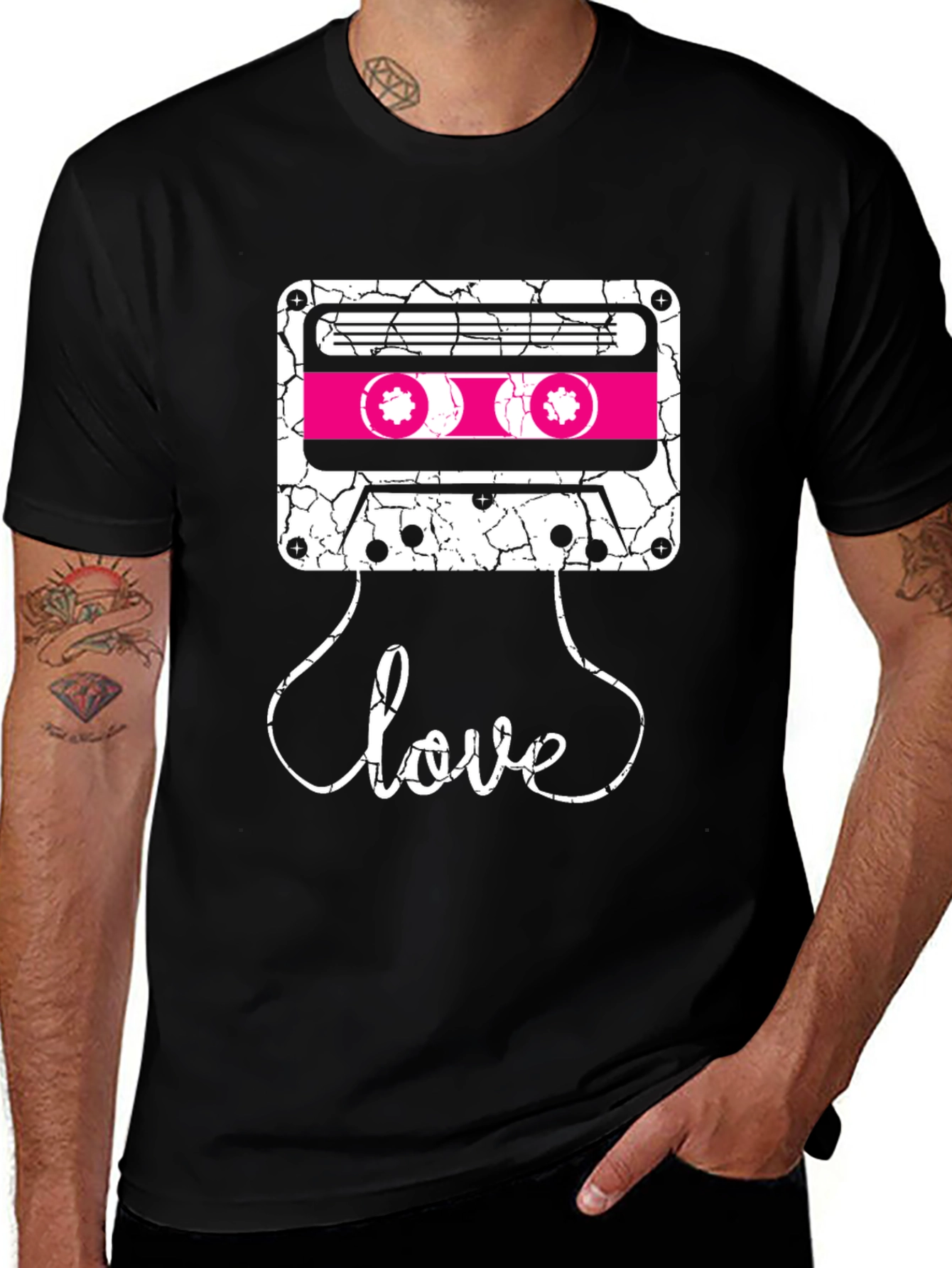 Retro Cassette Tape Love T-Shirt