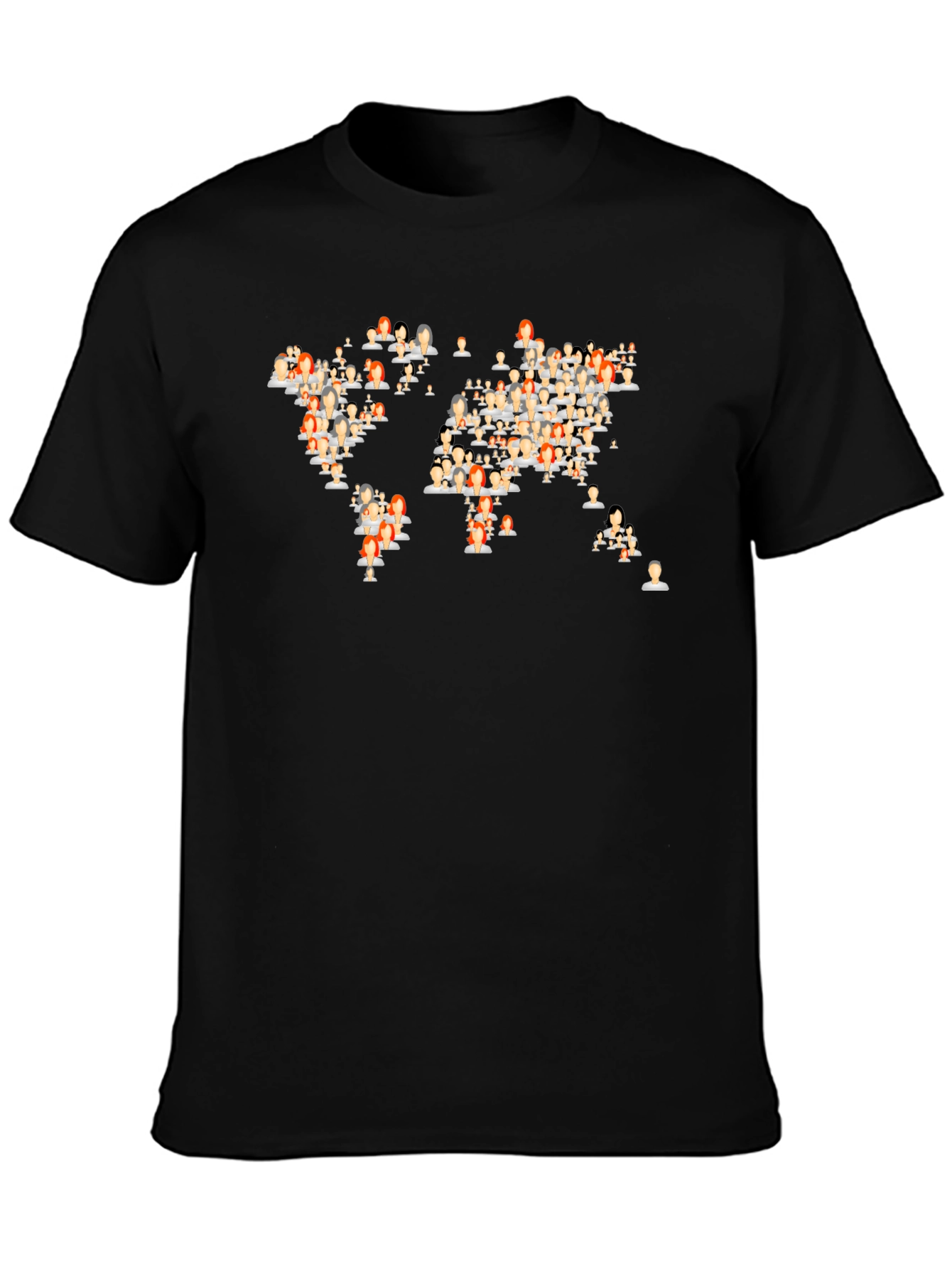 Global Community Black Graphic T-Shirt