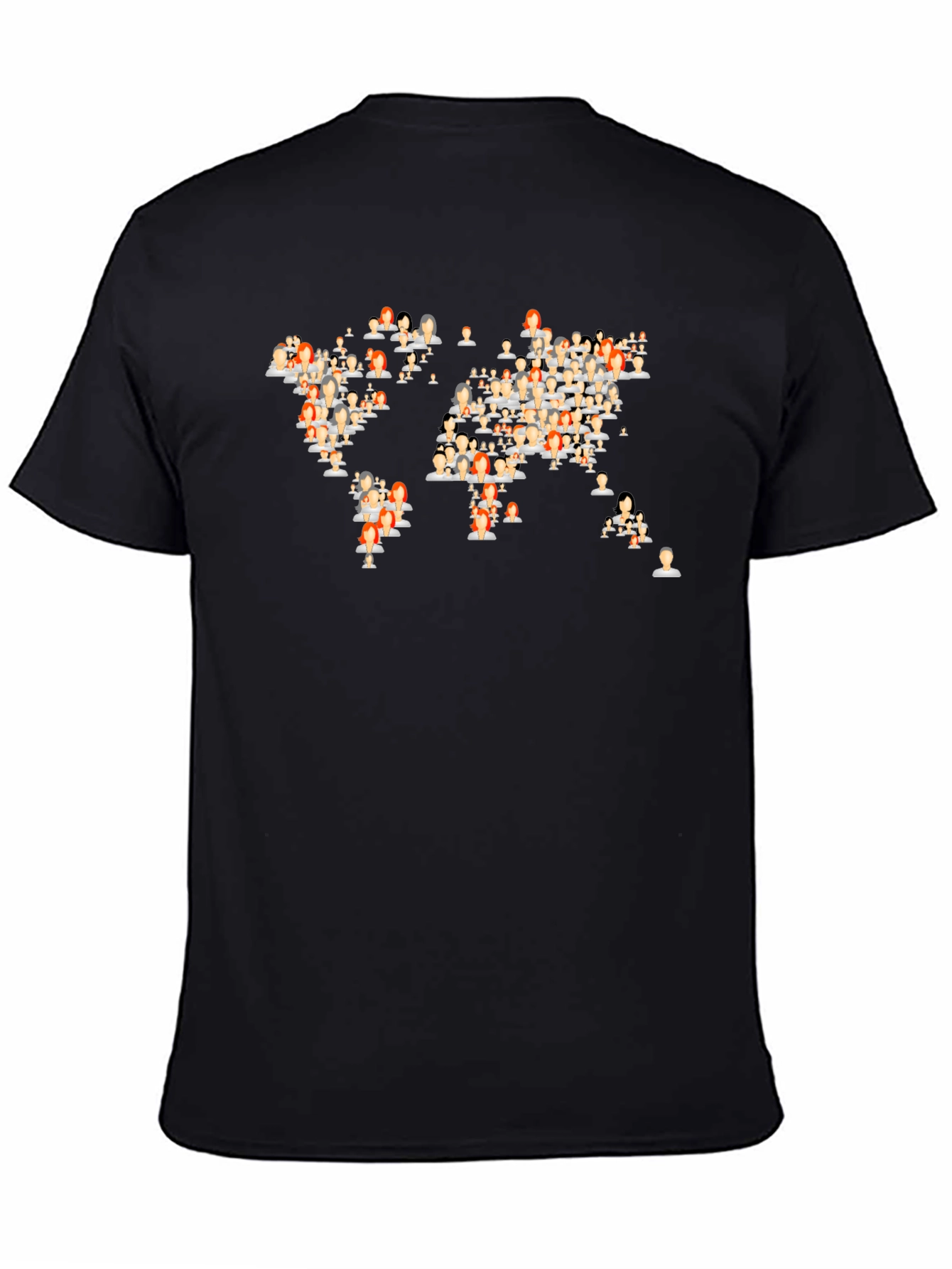 Global Community Black Graphic T-Shirt
