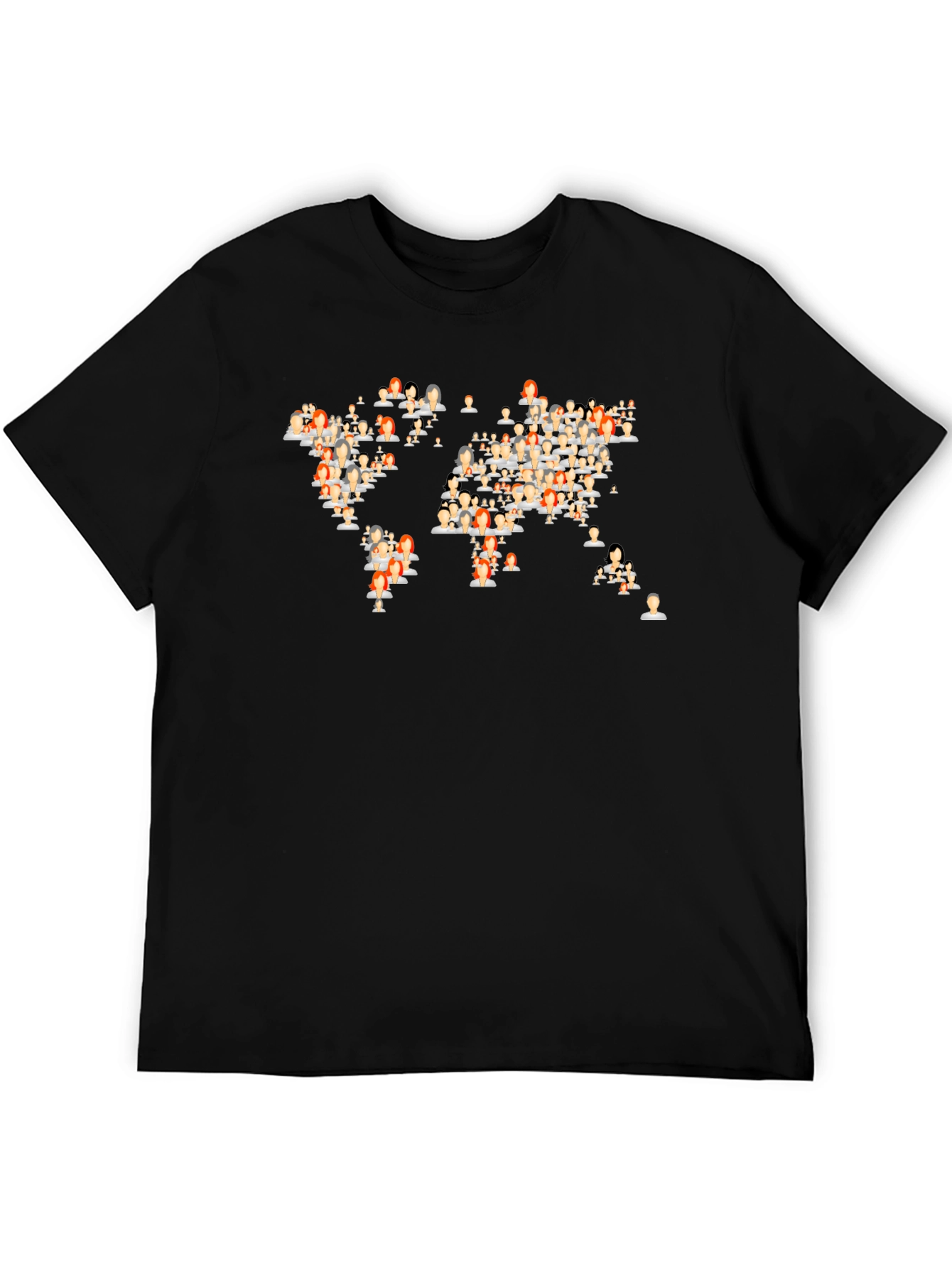 Global Community Black Graphic T-Shirt