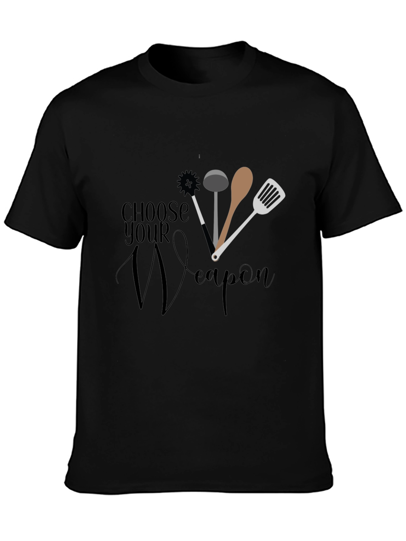 Choose Your Weapon Chef Graphic T-Shirt