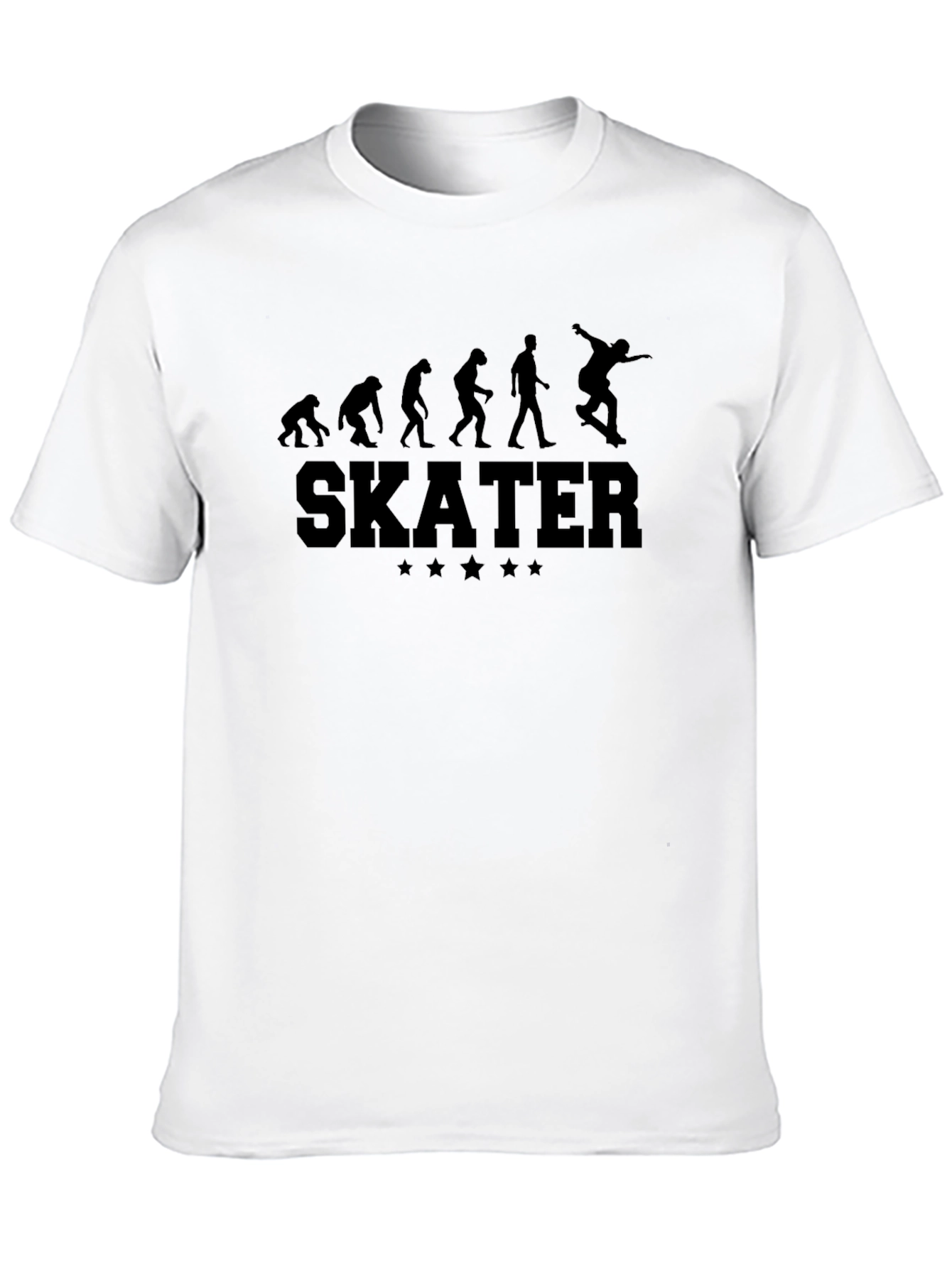 Skater Evolution Graphic Tee - Black T-Shirt