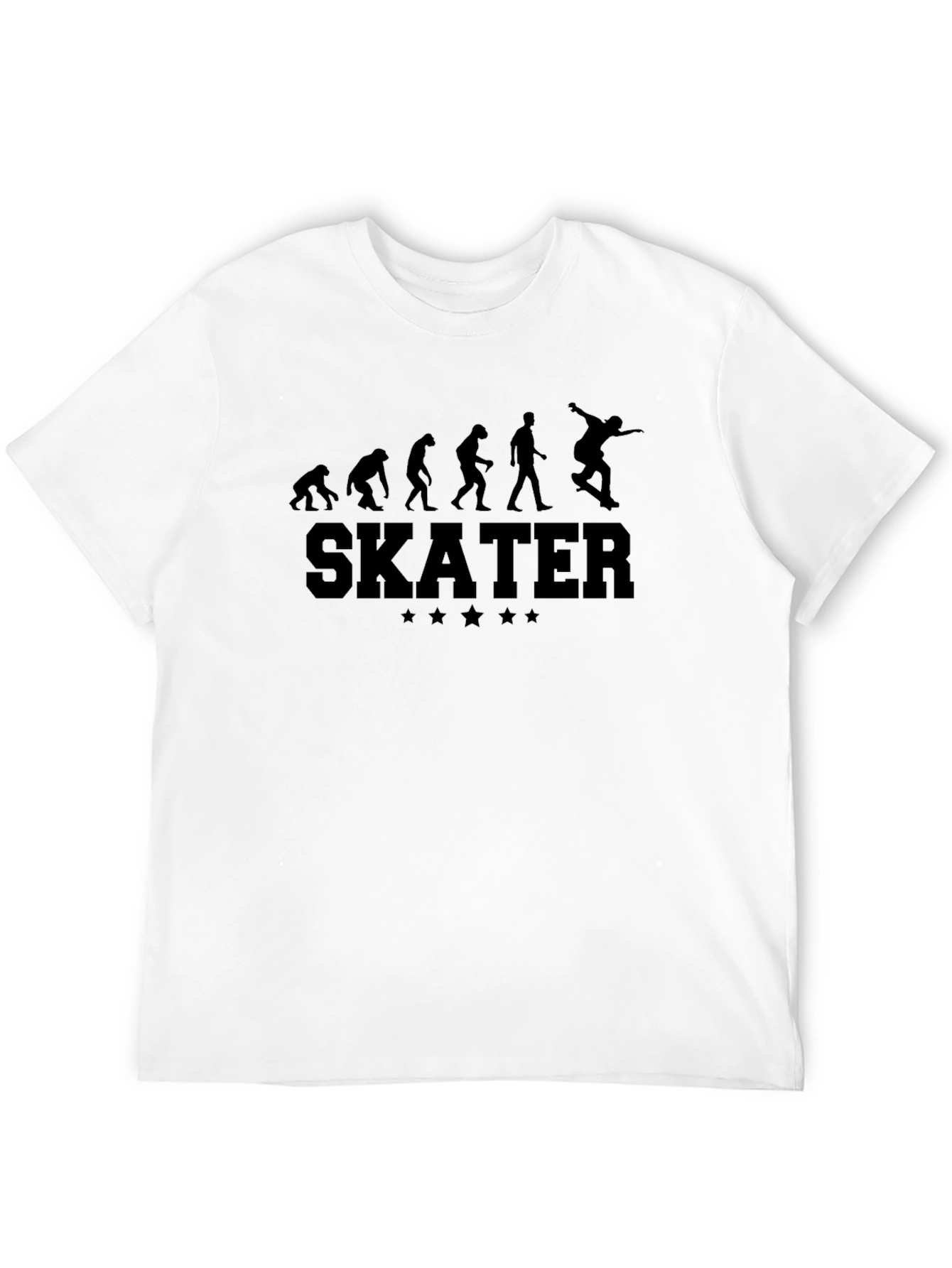 Skater Evolution Graphic Tee - Black T-Shirt
