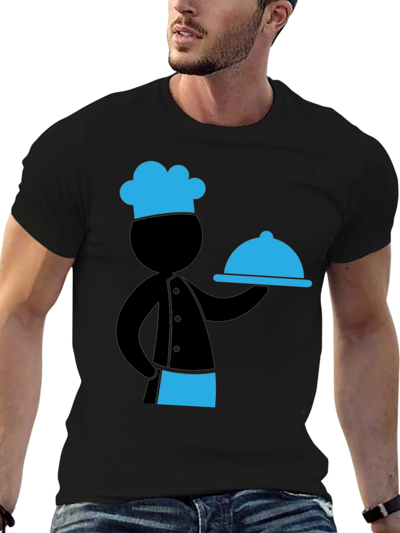 Chef Graphic T-Shirt - Quirky Cook Design Tee