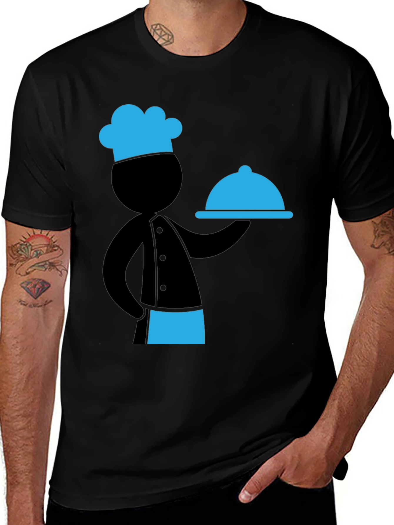 Chef Graphic T-Shirt - Quirky Cook Design Tee