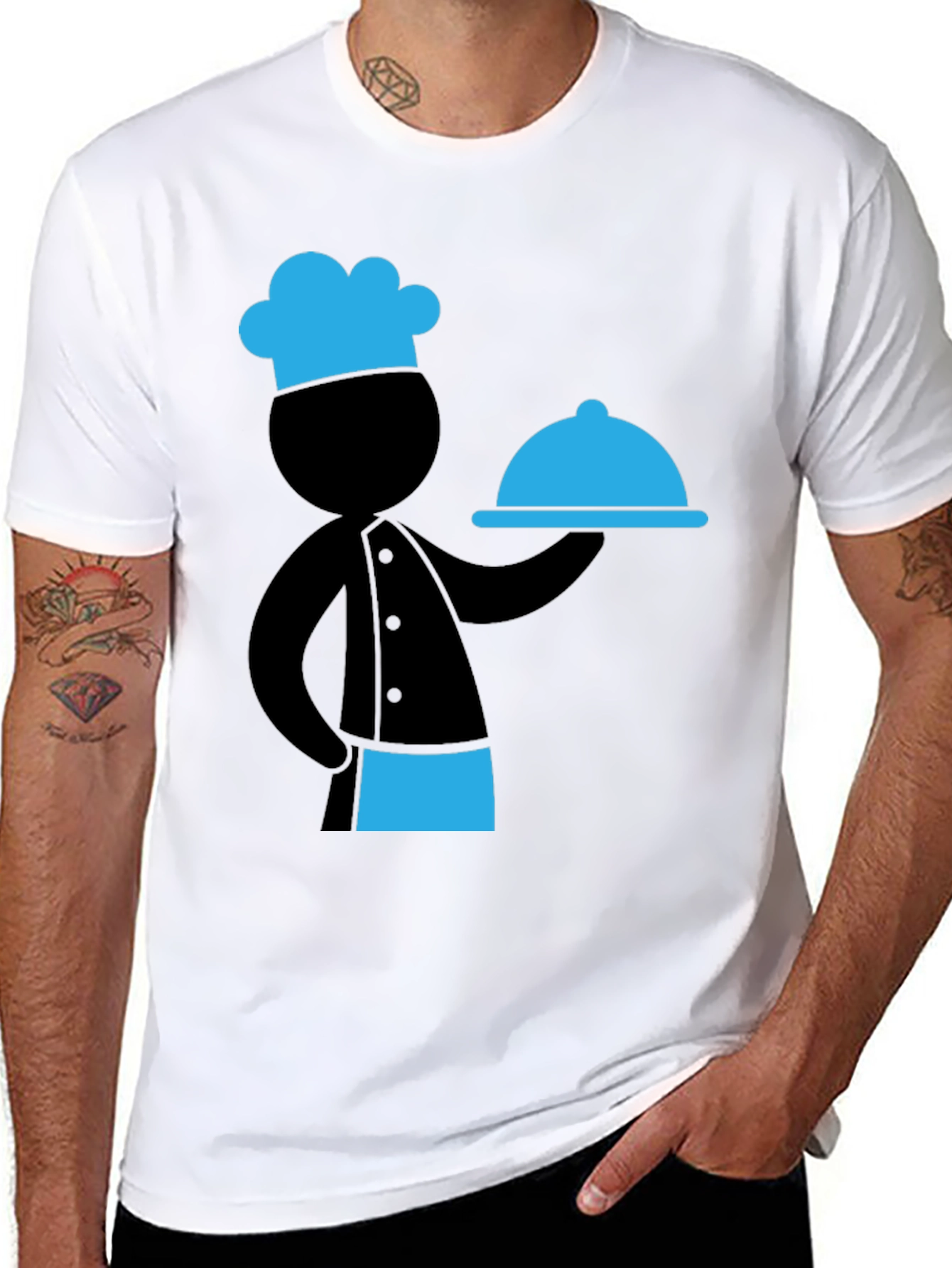 Chef Graphic T-Shirt - Quirky Cook Design Tee