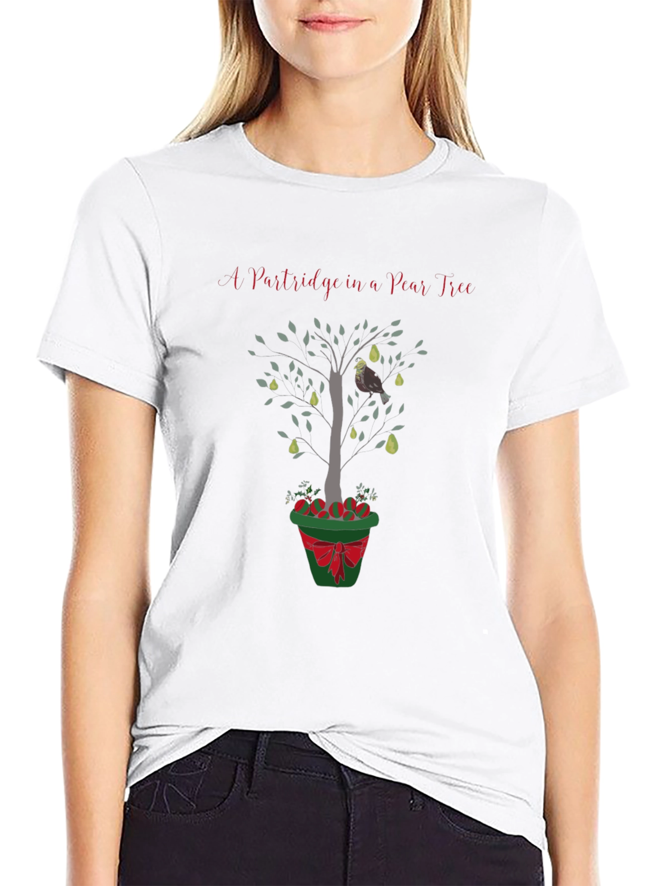 Partridge in a Pear Tree Holiday T-Shirt