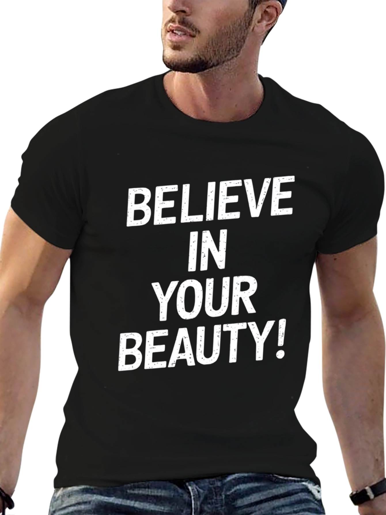 Believe In Your Beauty Black T-Shirt