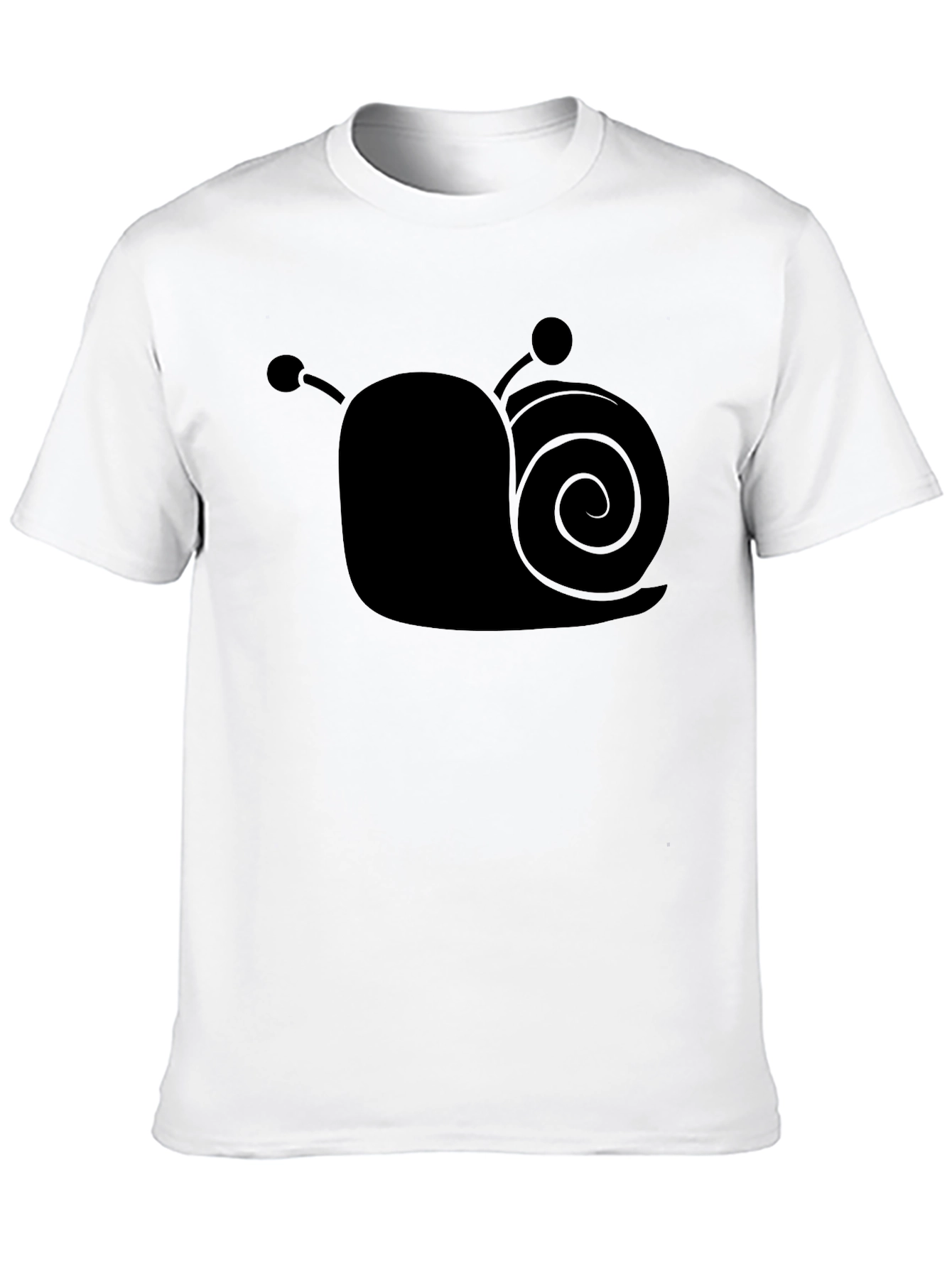 Snail Graphic Black T-Shirt - Unique Design
