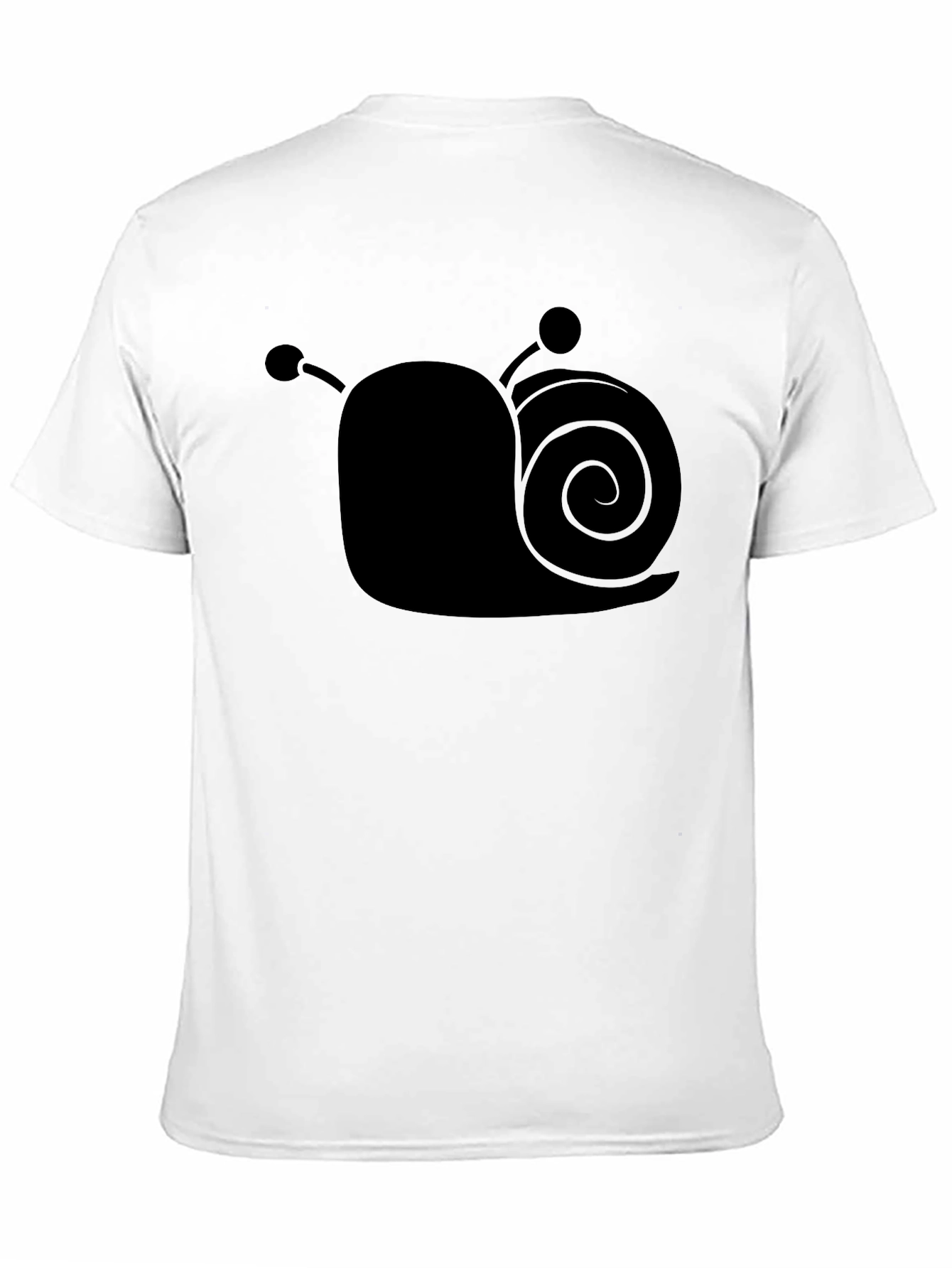 Snail Graphic Black T-Shirt - Unique Design