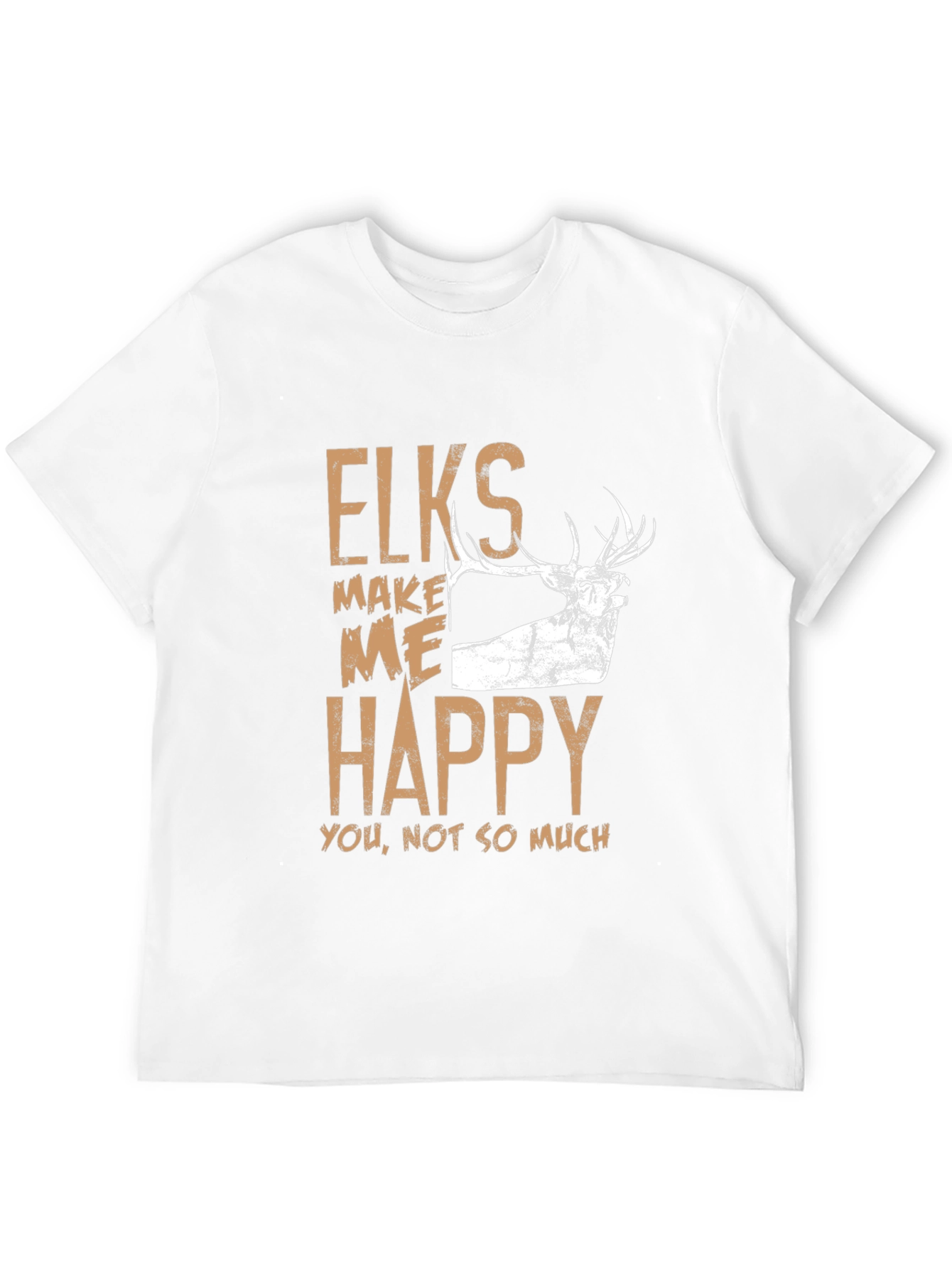 Elk Lover Graphic T-Shirt - Humorous Hunting Tee