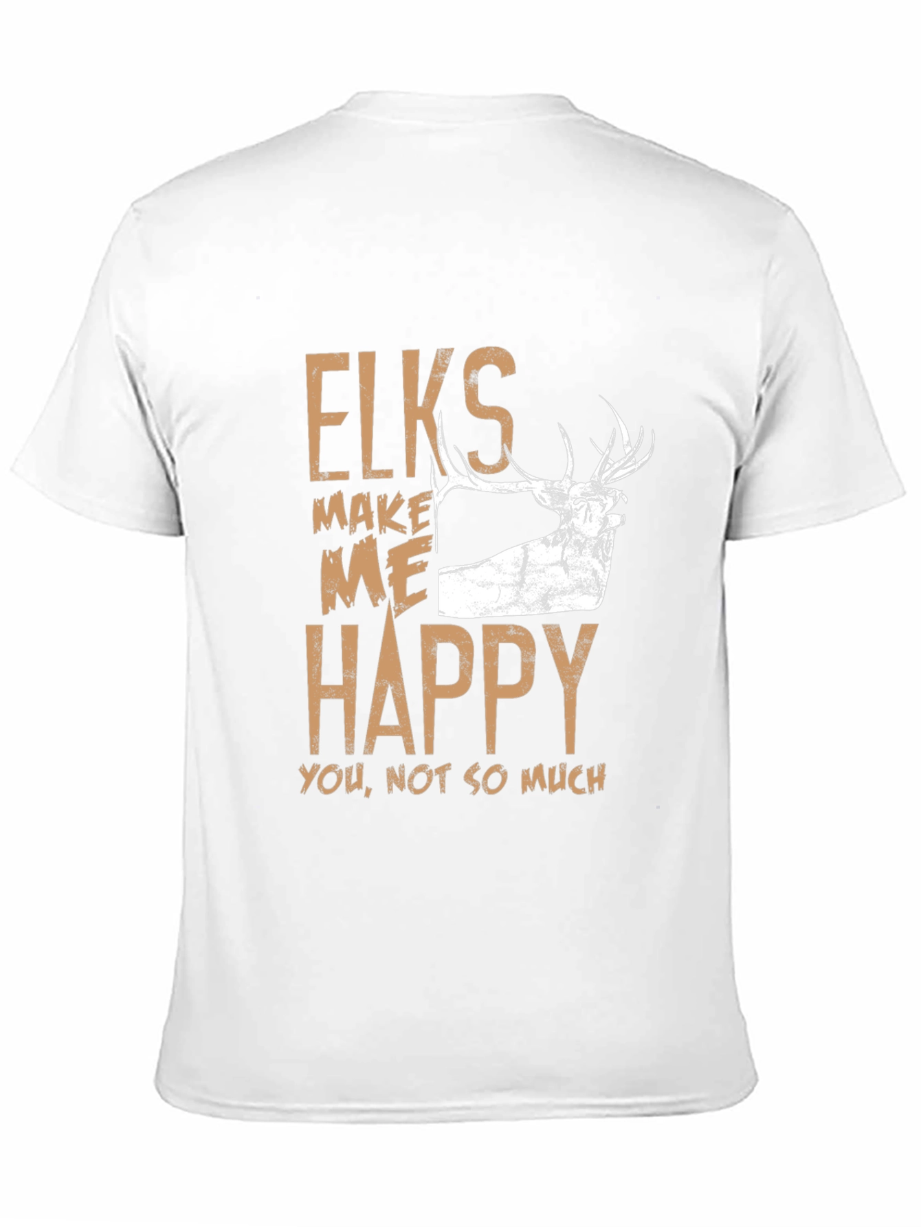 Elk Lover Graphic T-Shirt - Humorous Hunting Tee