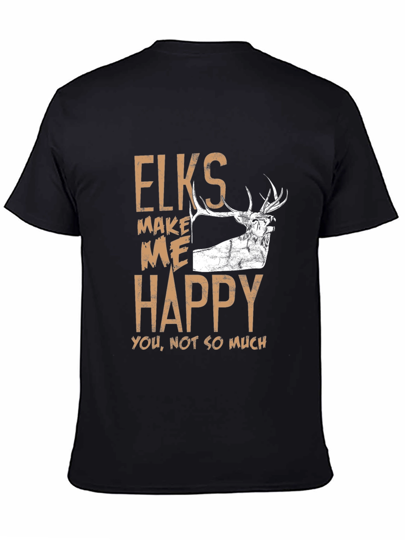 Elk Lover Graphic T-Shirt - Humorous Hunting Tee
