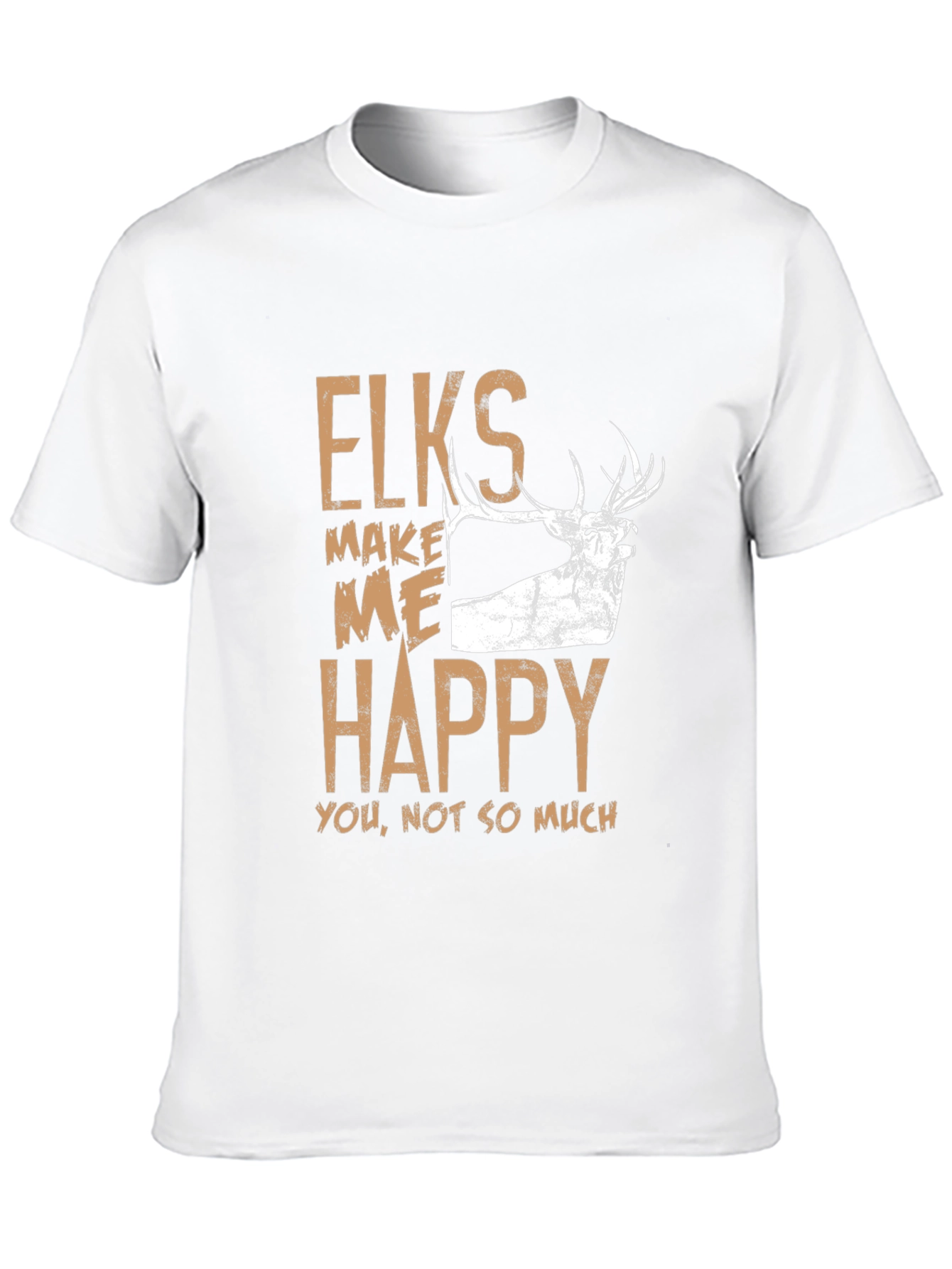 Elk Lover Graphic T-Shirt - Humorous Hunting Tee